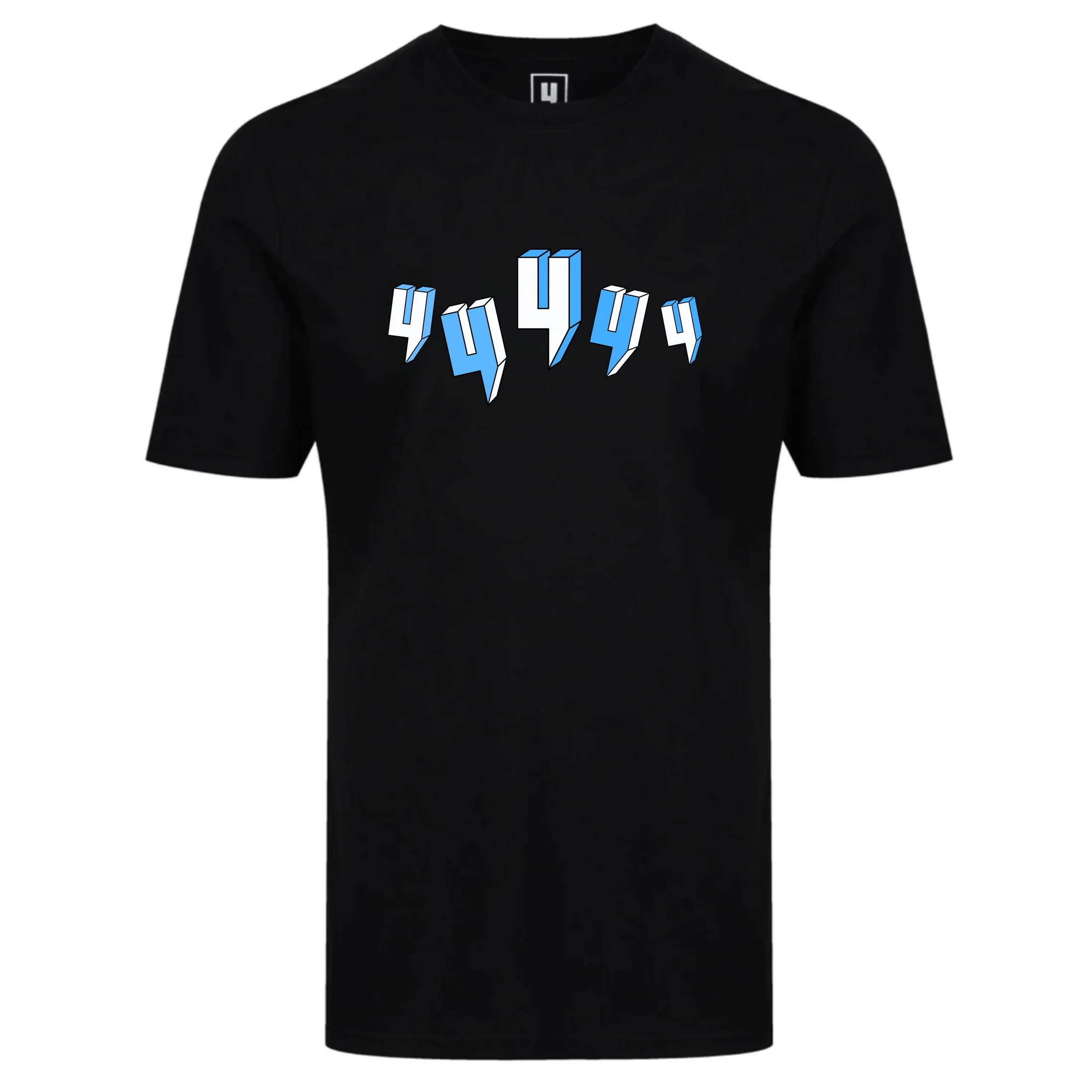 YELIR WORLD BLACK FIVE Y LOGO T-SHIRT BABY BLUE
