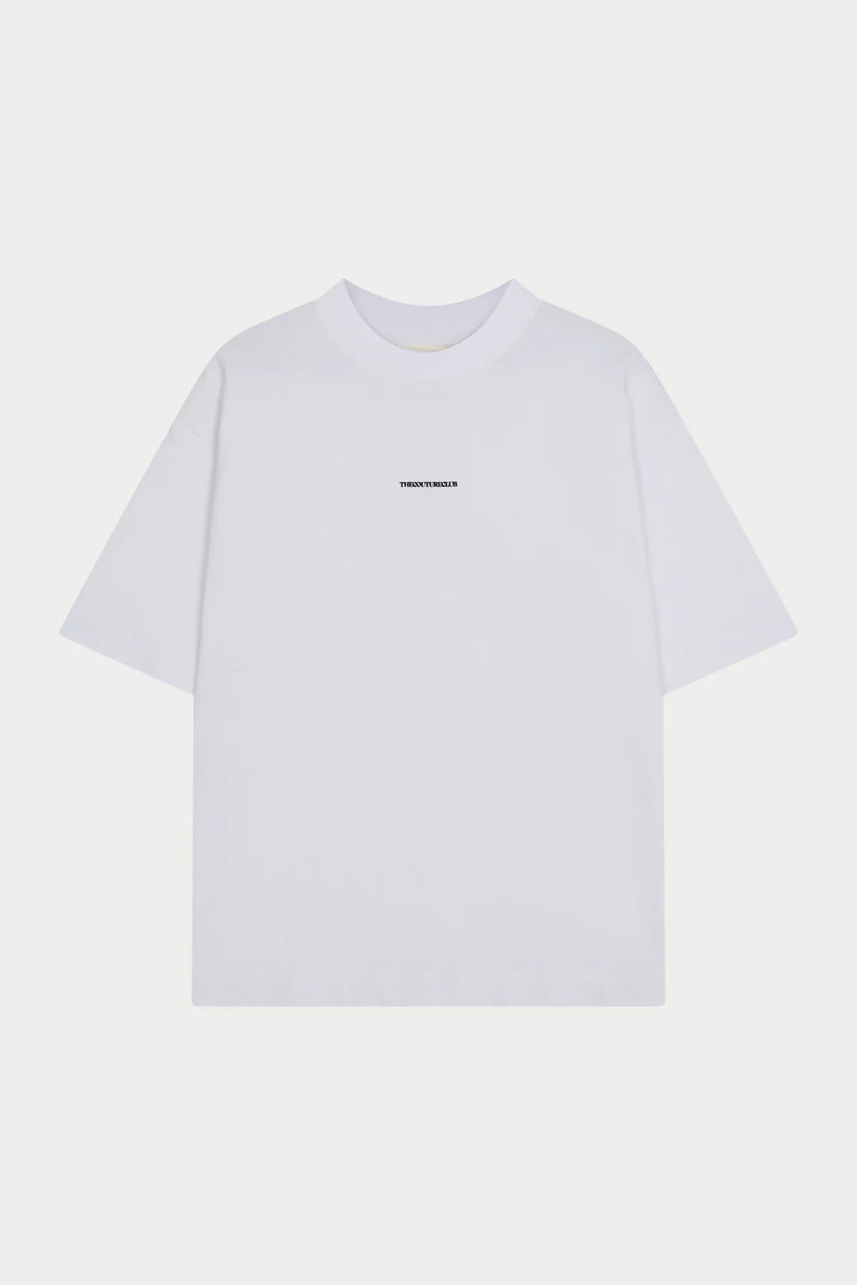THE COUTURE CLUB DOUBLE MICRO COPYRIGHT PRINT T-SHIRT - WHITE