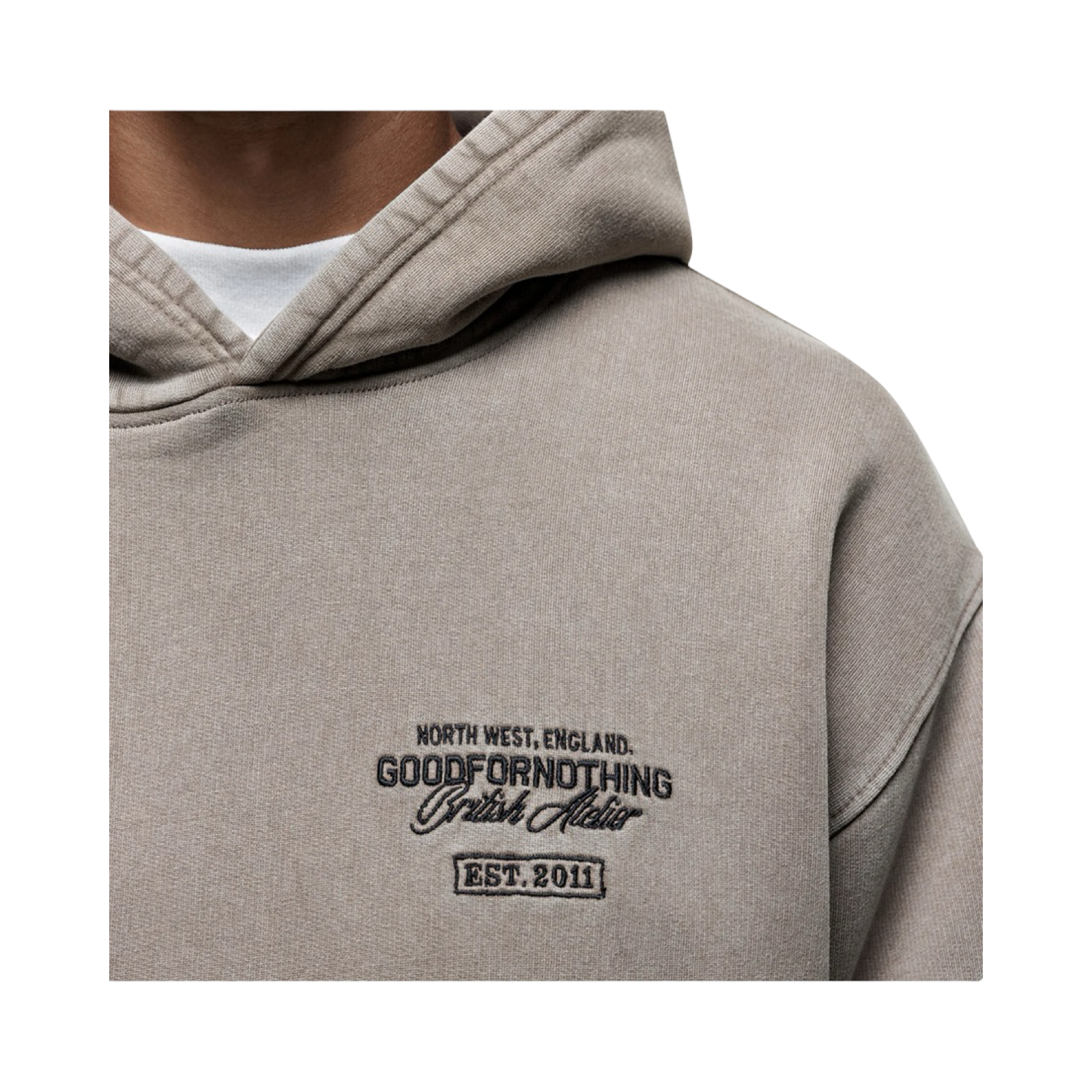 GFN ATELIER WASHED TAUPE HOODIE