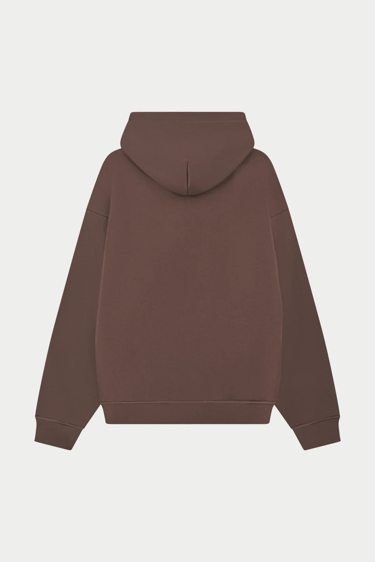 THE COUTURE CLUB HEAVYWEIGHT MONOGRAM APPLIQUE EMBLEM ZIP THROUGH - BROWN