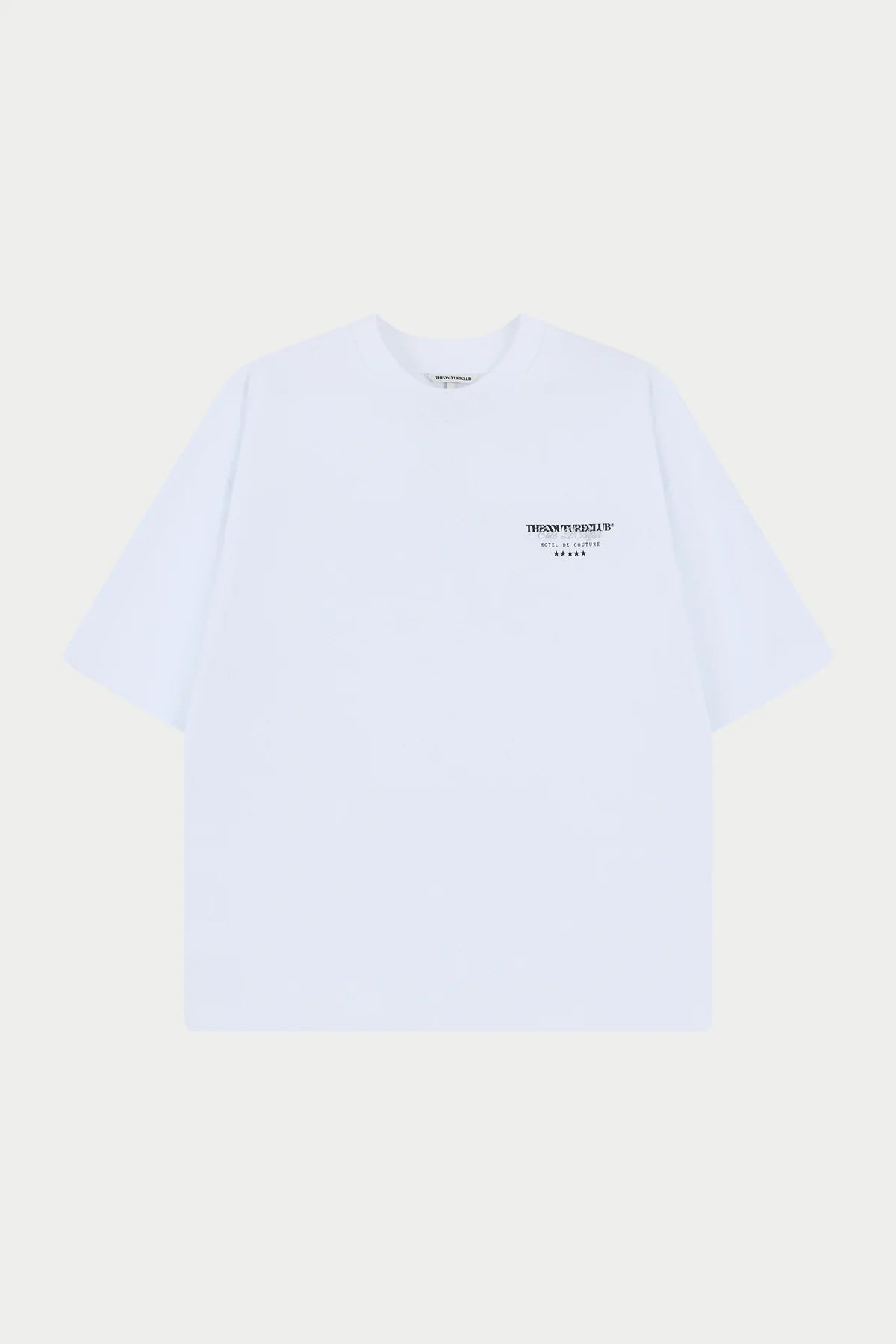 THE COUTURE CLUB HOTEL DE COUTURE T-SHIRT - WHITE/BLACK