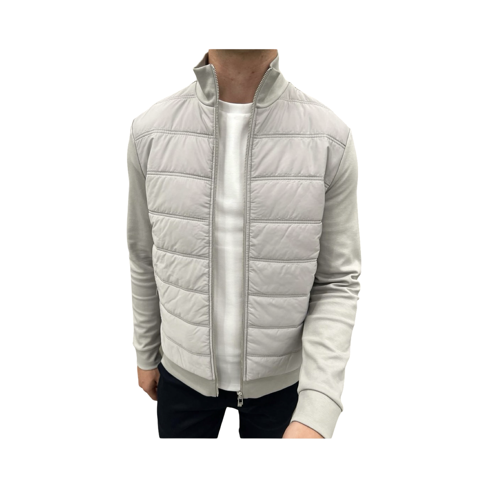 ARNE SHELL PADDED JACKET STONE