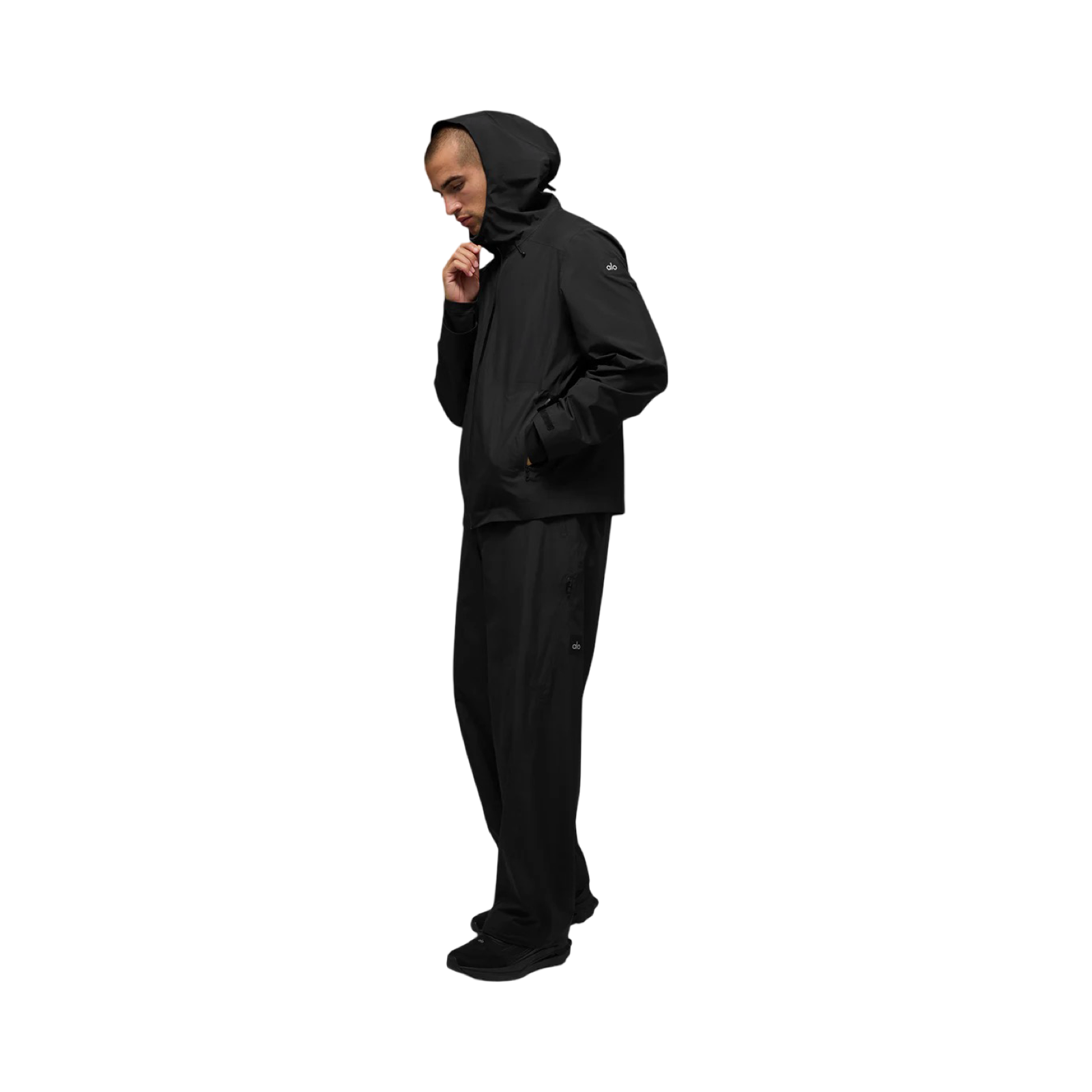 ALO ALPHA SHELL JACKET & PANTS BLACK