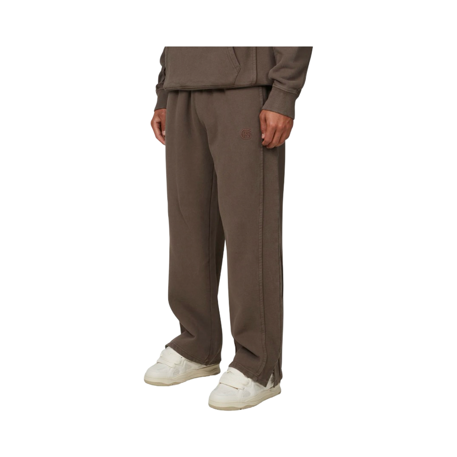 GFN MONOGRAM BROWN SWEATPANTS