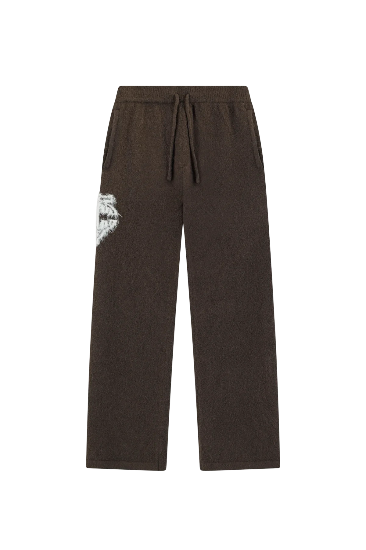 THE COUTURE CLUB MONOGRAM FLUFFY KNIT PANT