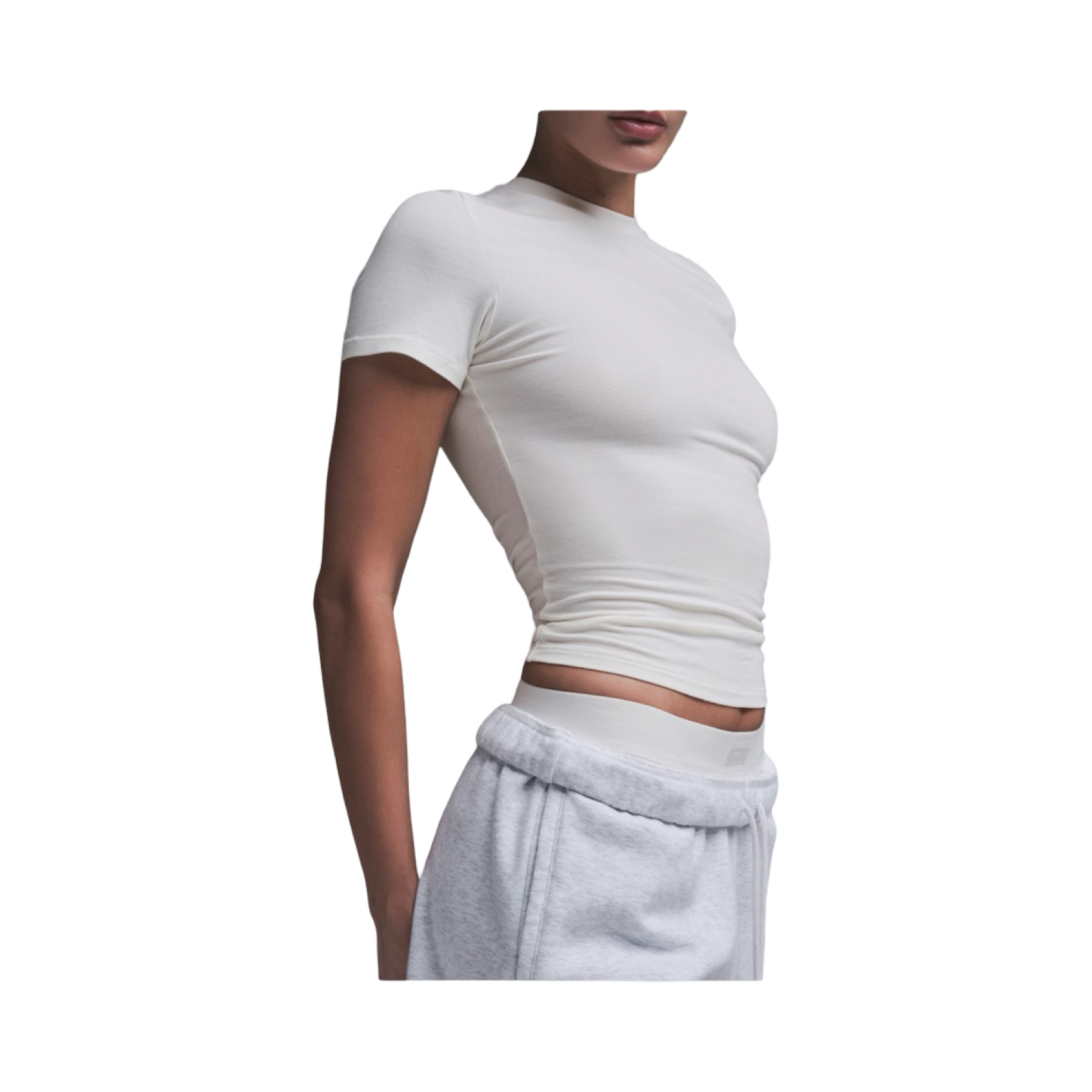 SKIMS COTTON JERSEY T-SHIRT