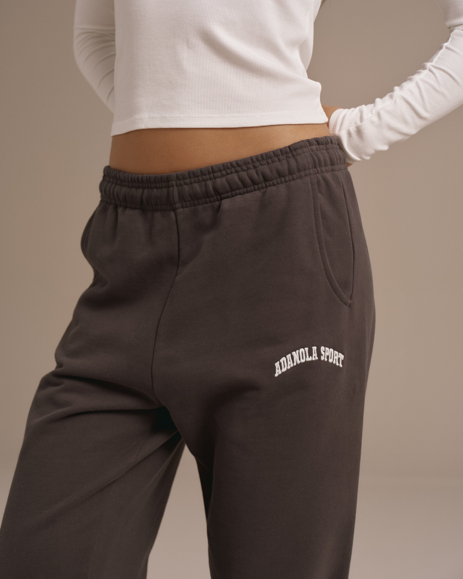 Adanola As Sweatpants - Washed Coffee Bean