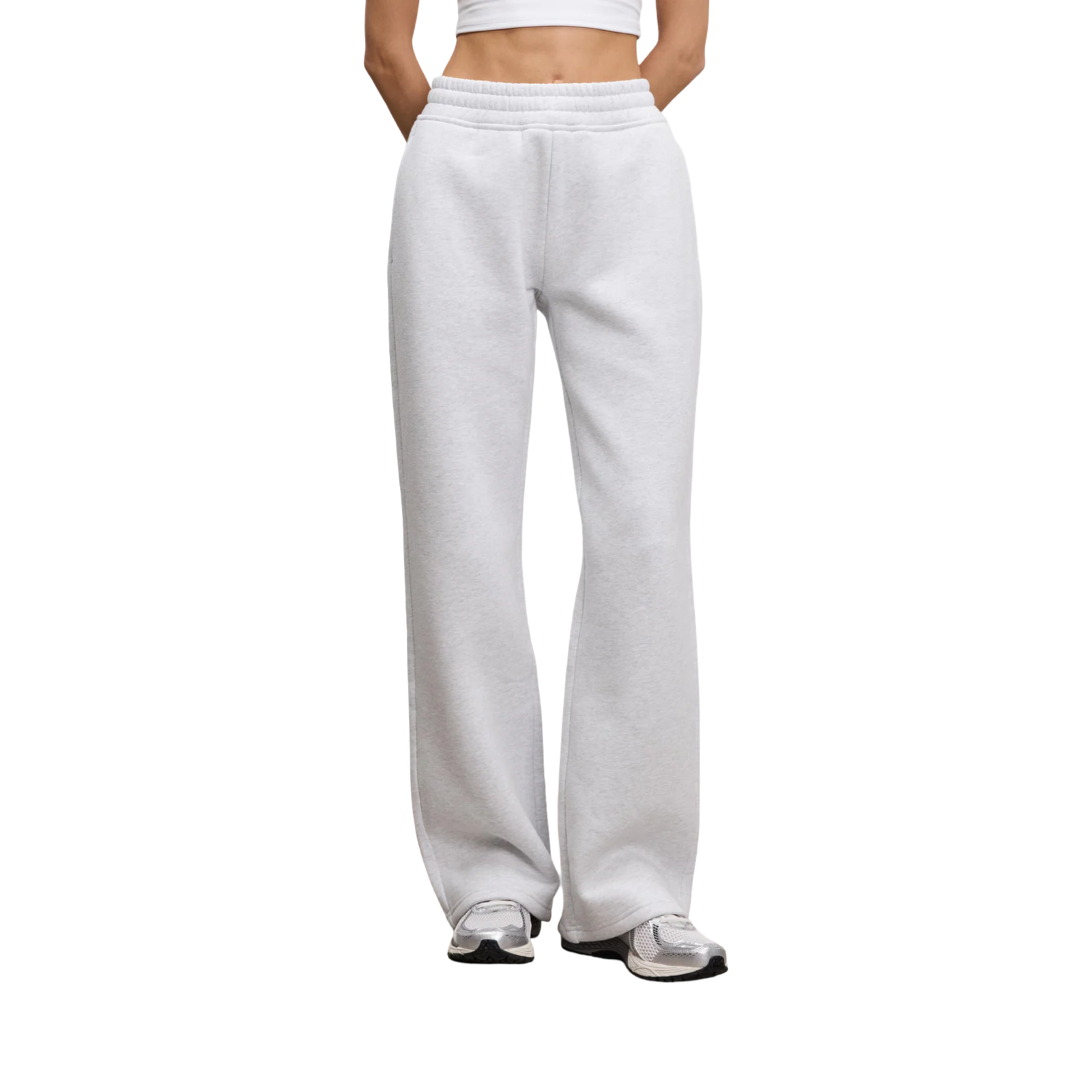 ARNE RELAXED STRAIGHT LEG JOGGER MARL GREY