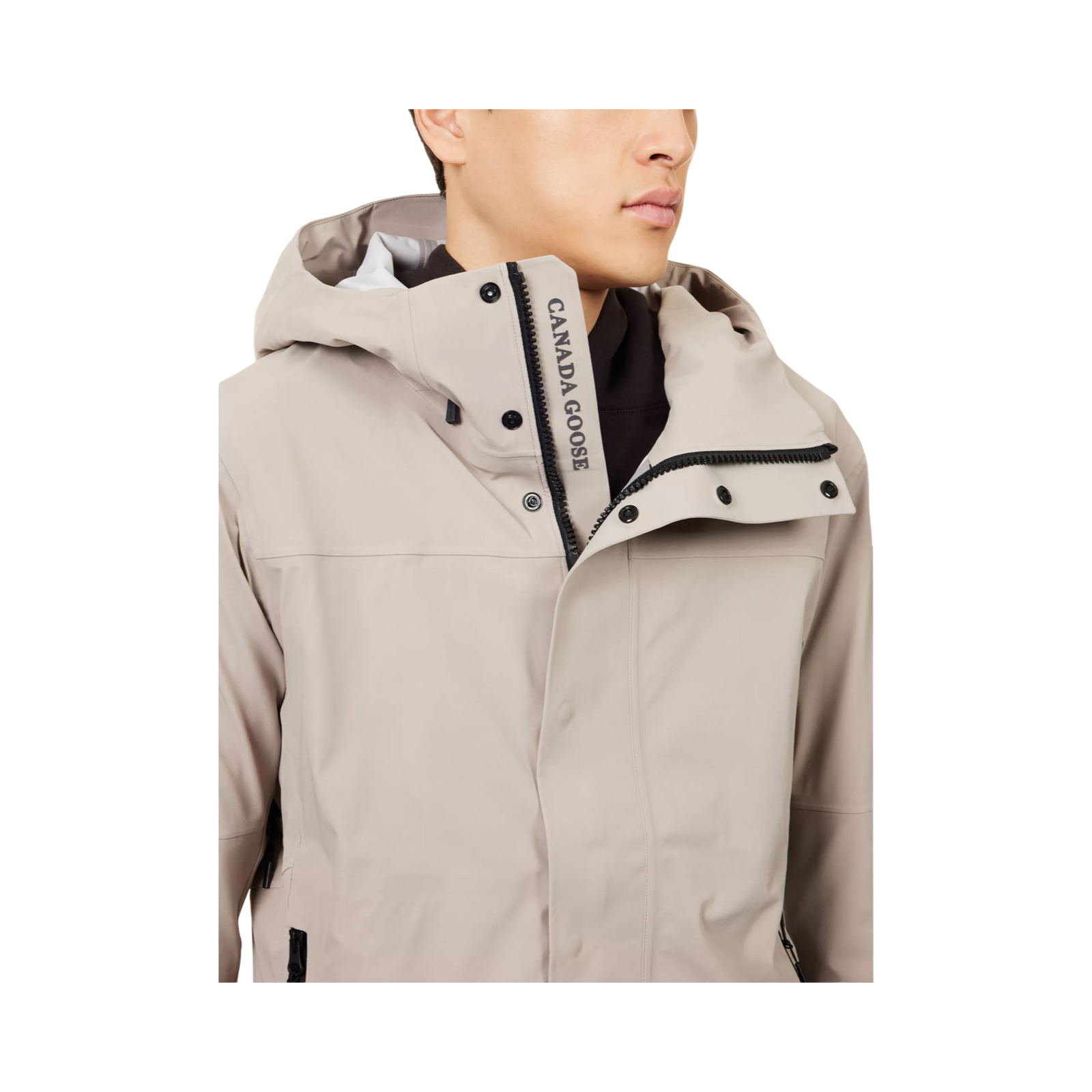 CANADA GOOSE RUPERT RAIN HOODED WOVEN JACKET