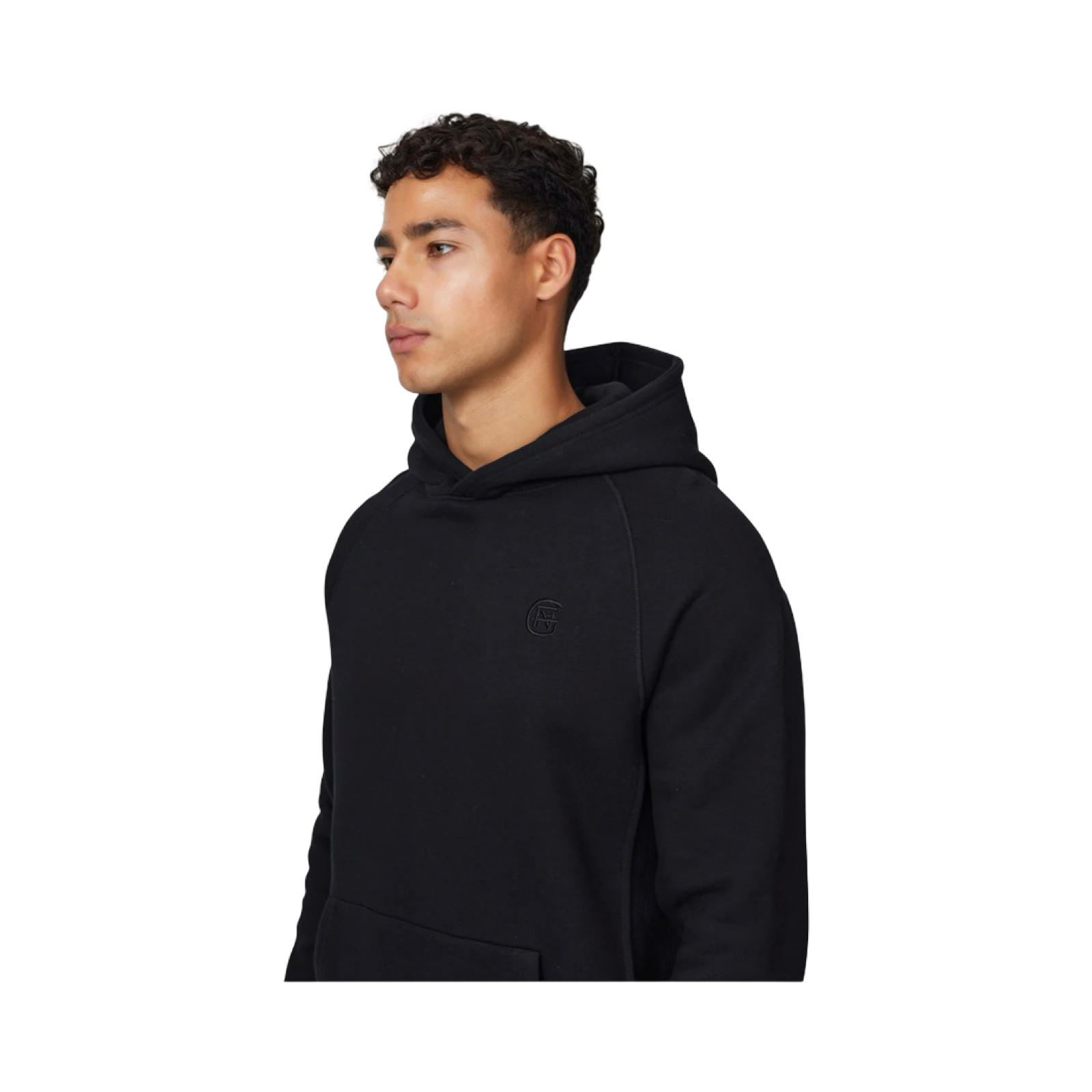 GFN MONOGRAM BLACK HOODIE
