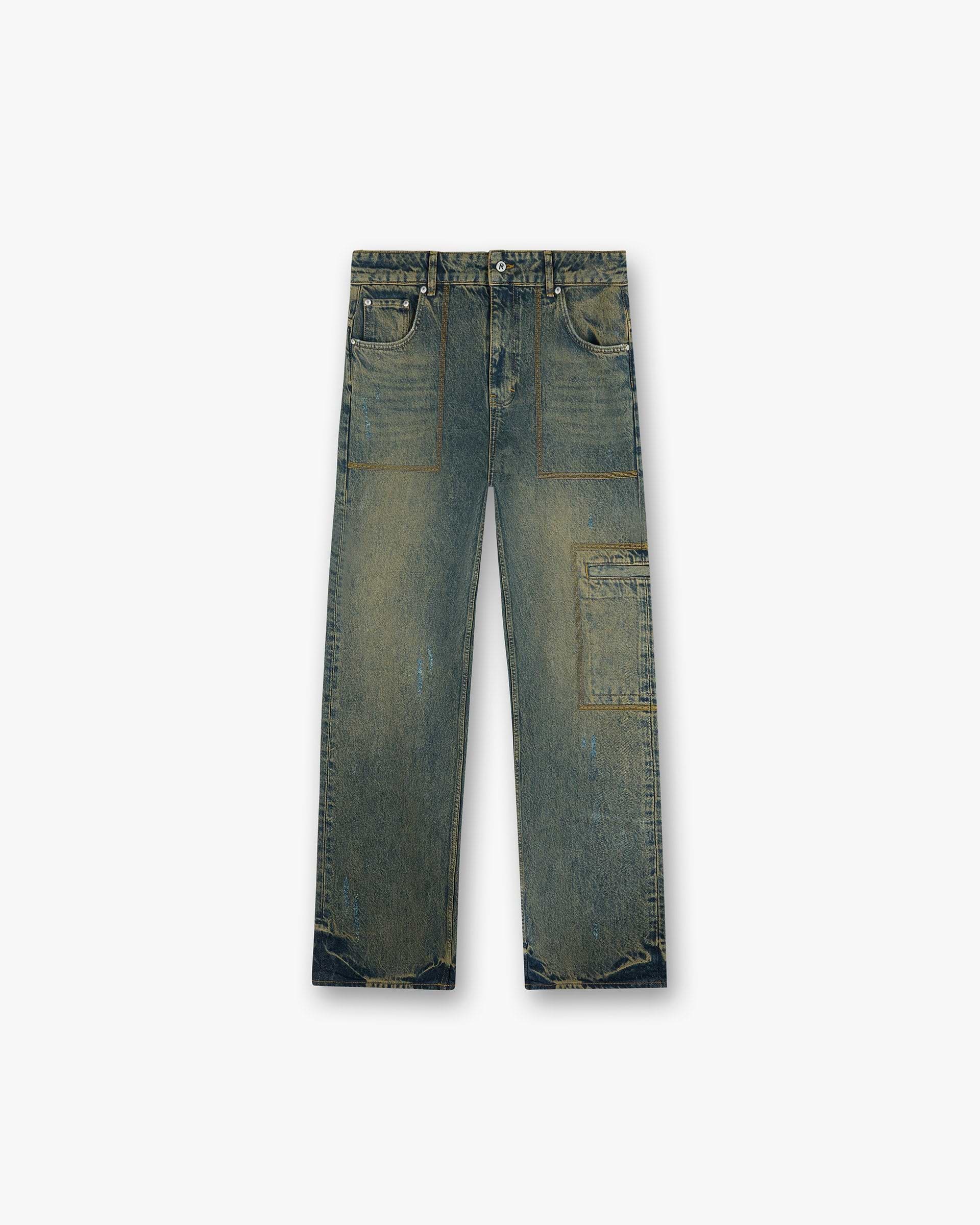 REPRESENT R3 DRIVE DENIM - TOBACCO BLUE