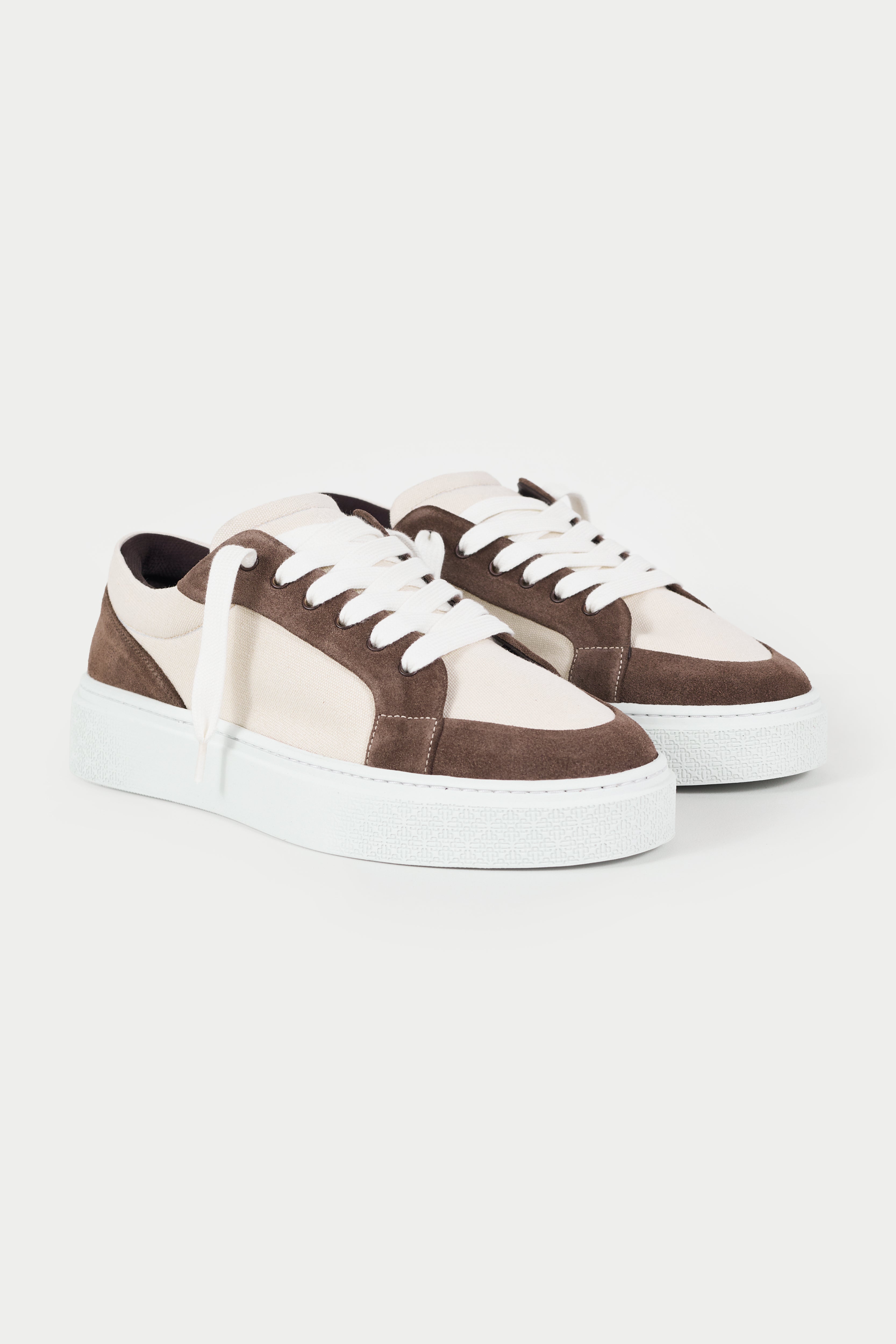 THE COUTURE CLUB AXIS SNEAKER - BROWN/SAND