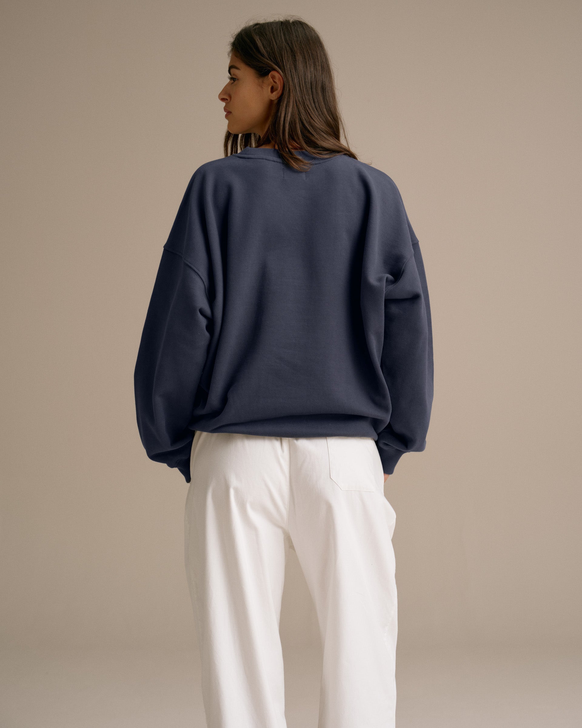 Adanola AS Oversized Sweatshirt - Washed Midnight Blue