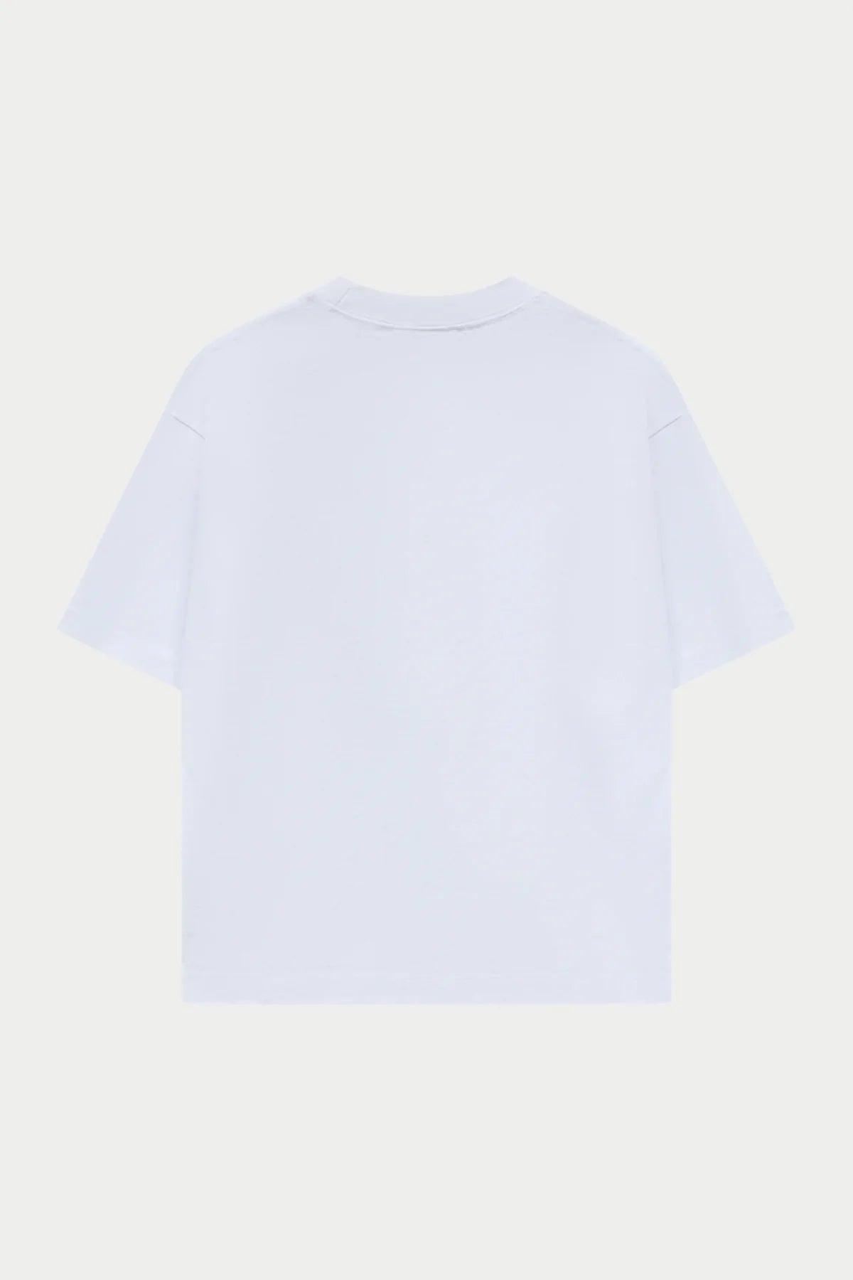 THE COUTURE CLUB APPLIQUE MONOGRAM EMBLEM T-SHIRT - WHITE/NAVY