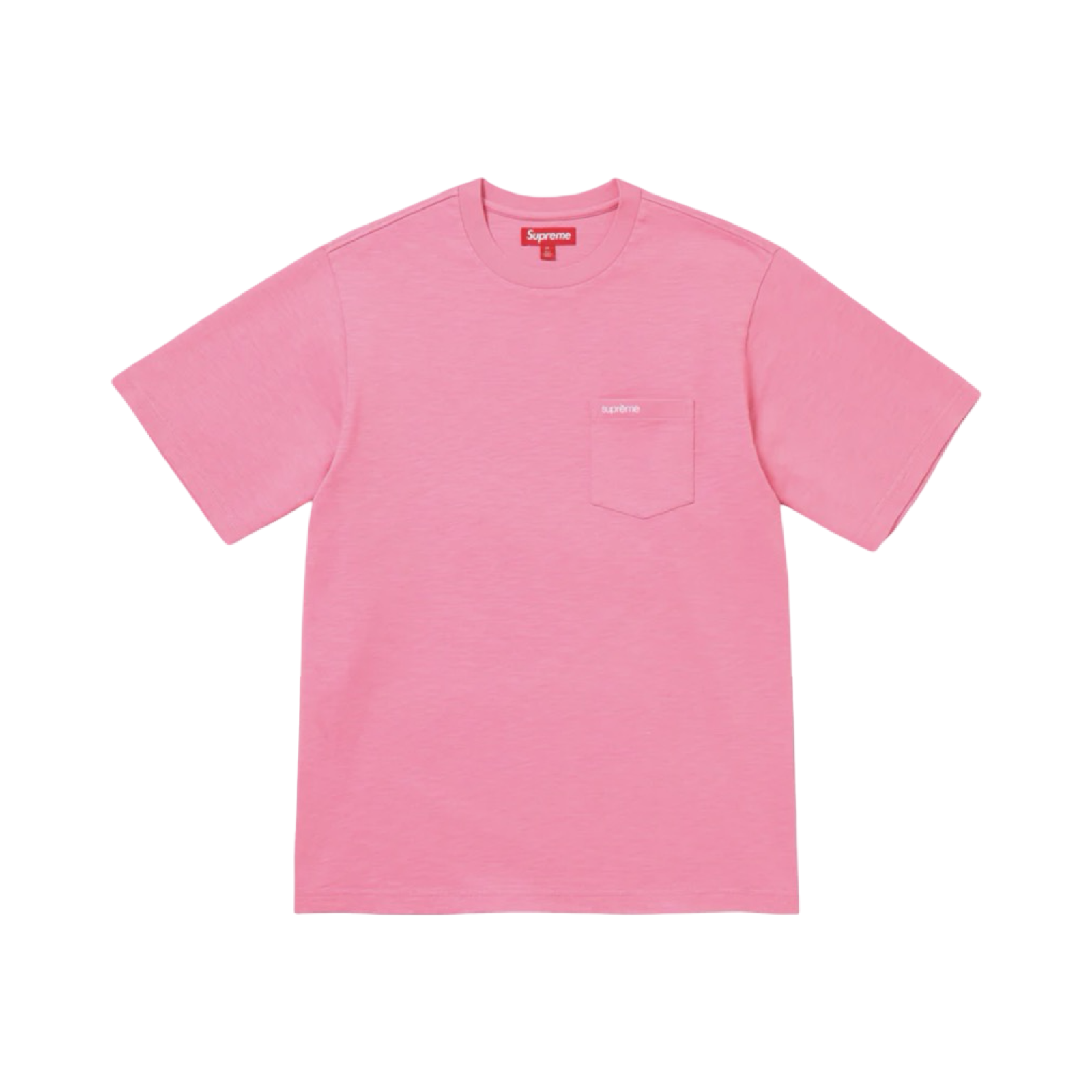 SUPREME S/S POCKET TEE - PINK