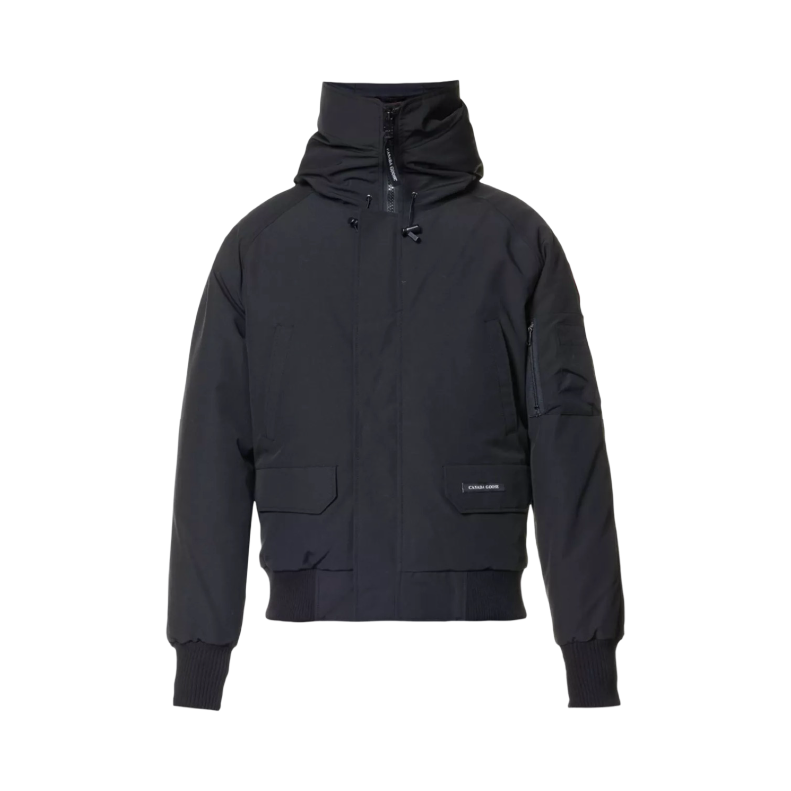 CANADA GOOSE CHILLIWACK FUNNEL-NECK SHELL-DOWN BOMBER JACKET