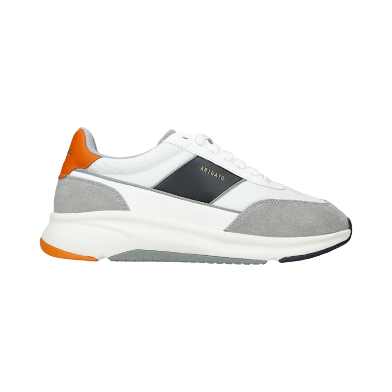 AXEL ARIGATO GENESIS NEO RUNNER SUEDE AND LEATHER LOW-TOP TRAINERS