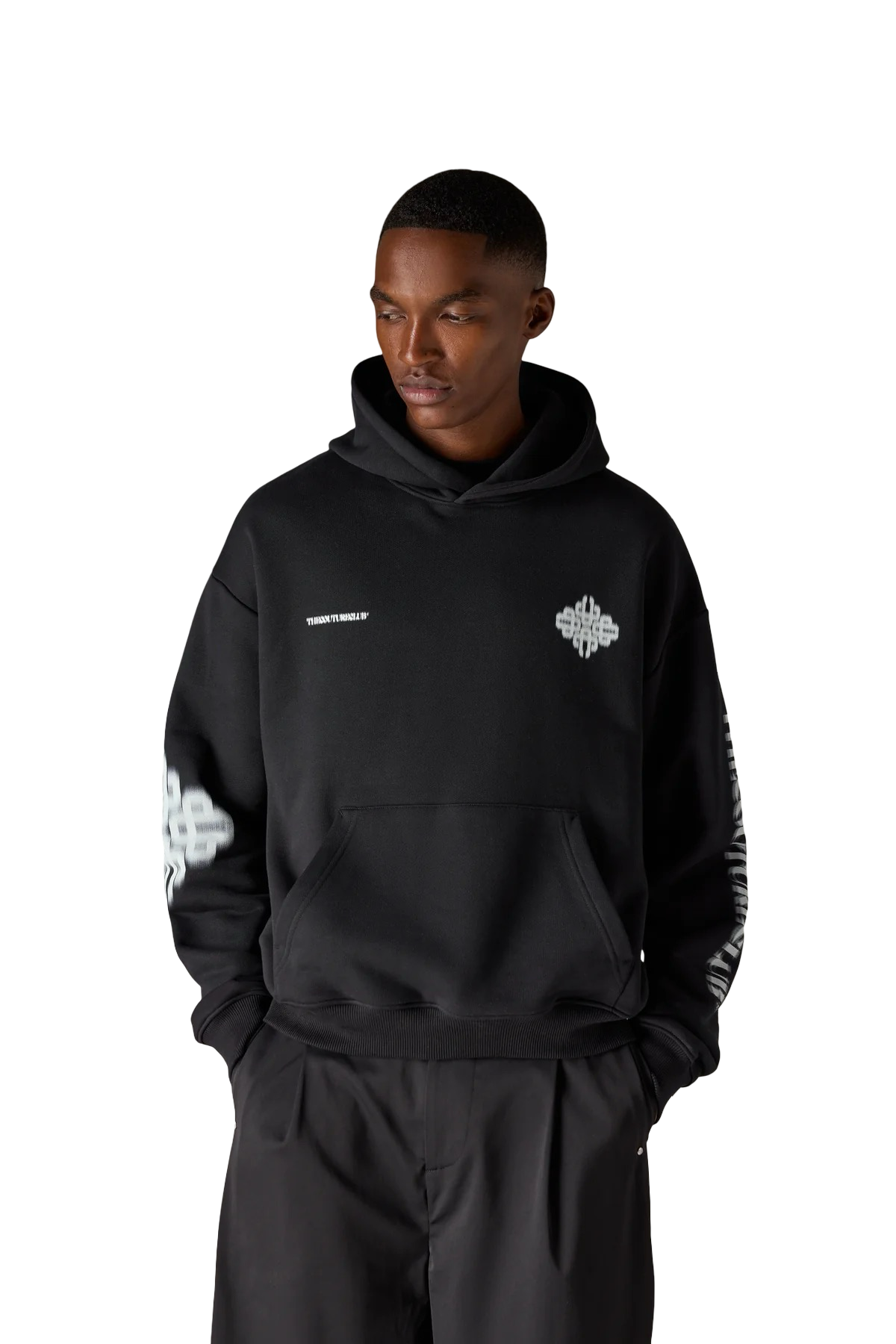 THE COUTURE CLUB BLURRED EMBLEM HOODIE