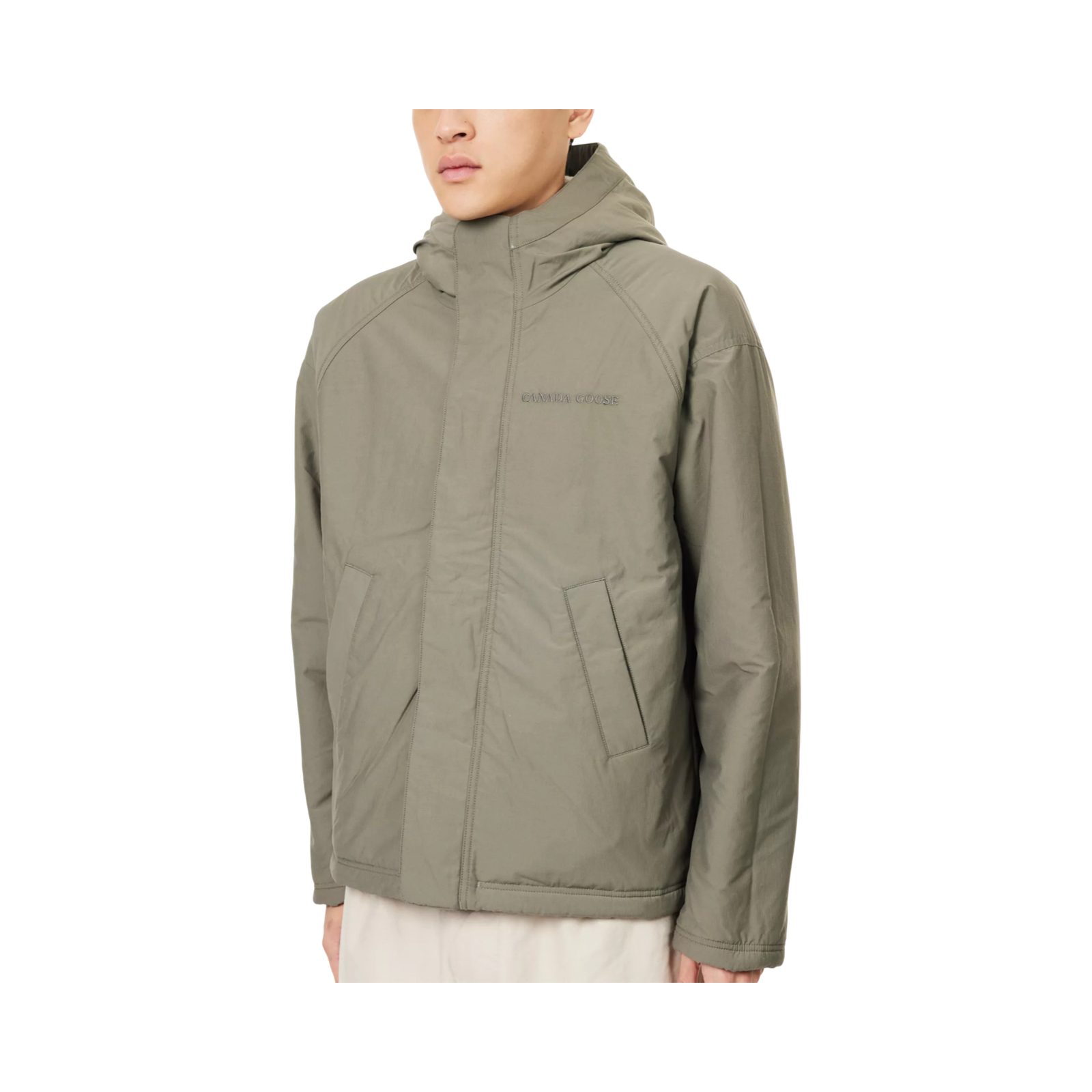 CANADA GOOSE ALBERNI REVERSIBLE FLEECE BOMBER JACKET