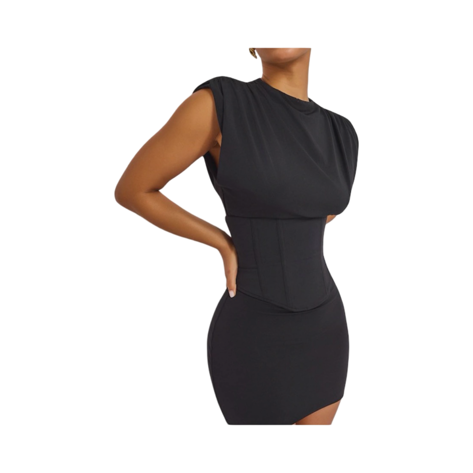 MARS THE LABEL SANDRA MINI DRESS BLACK