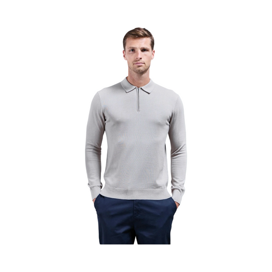ARNE LONG SLEEVE ZIP POLO