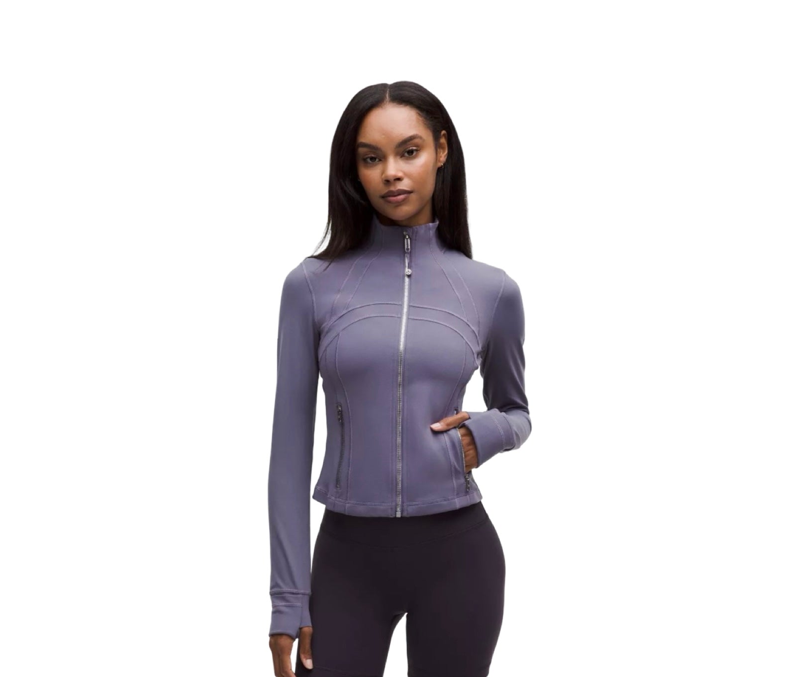 LULULEMON DEFINE CROPPED JACKET GRAPE