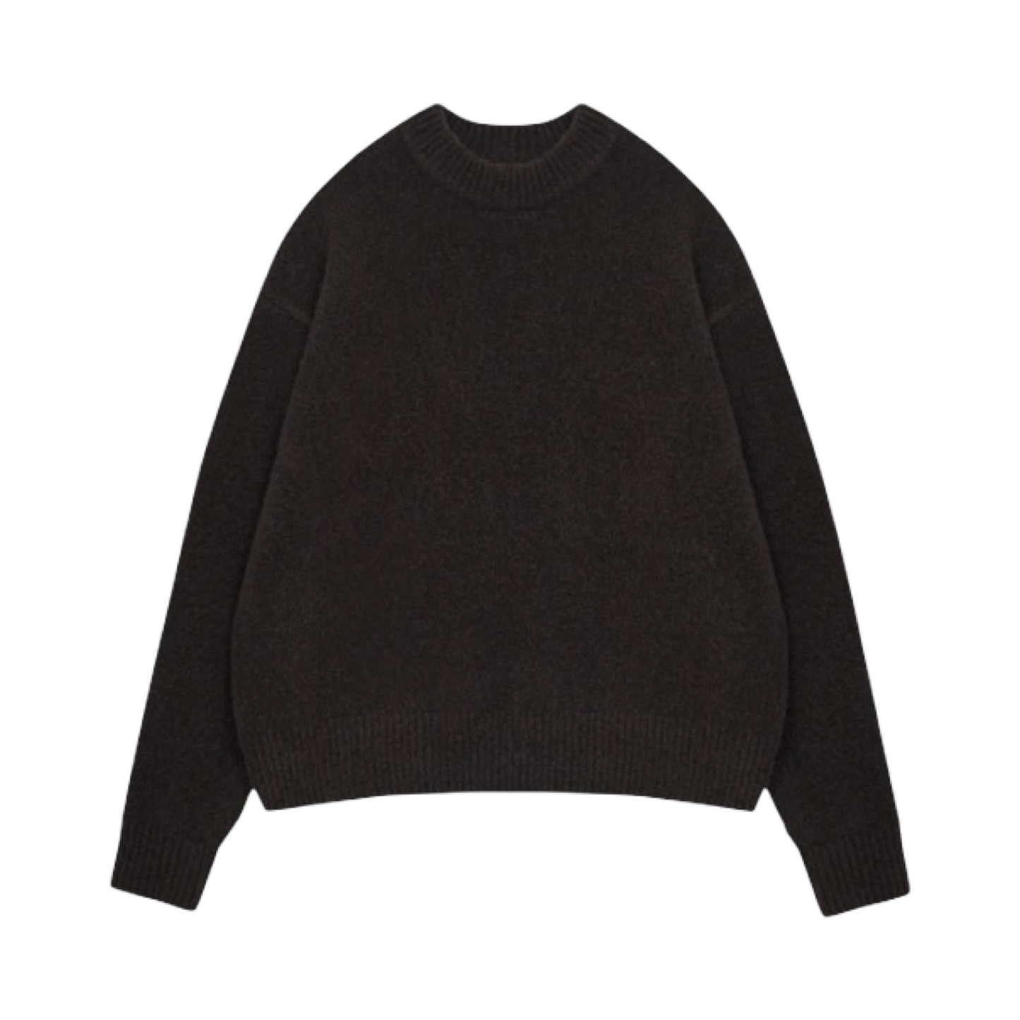 COUTURE CLUB BRUSHED KNIT JUMPER BROWN