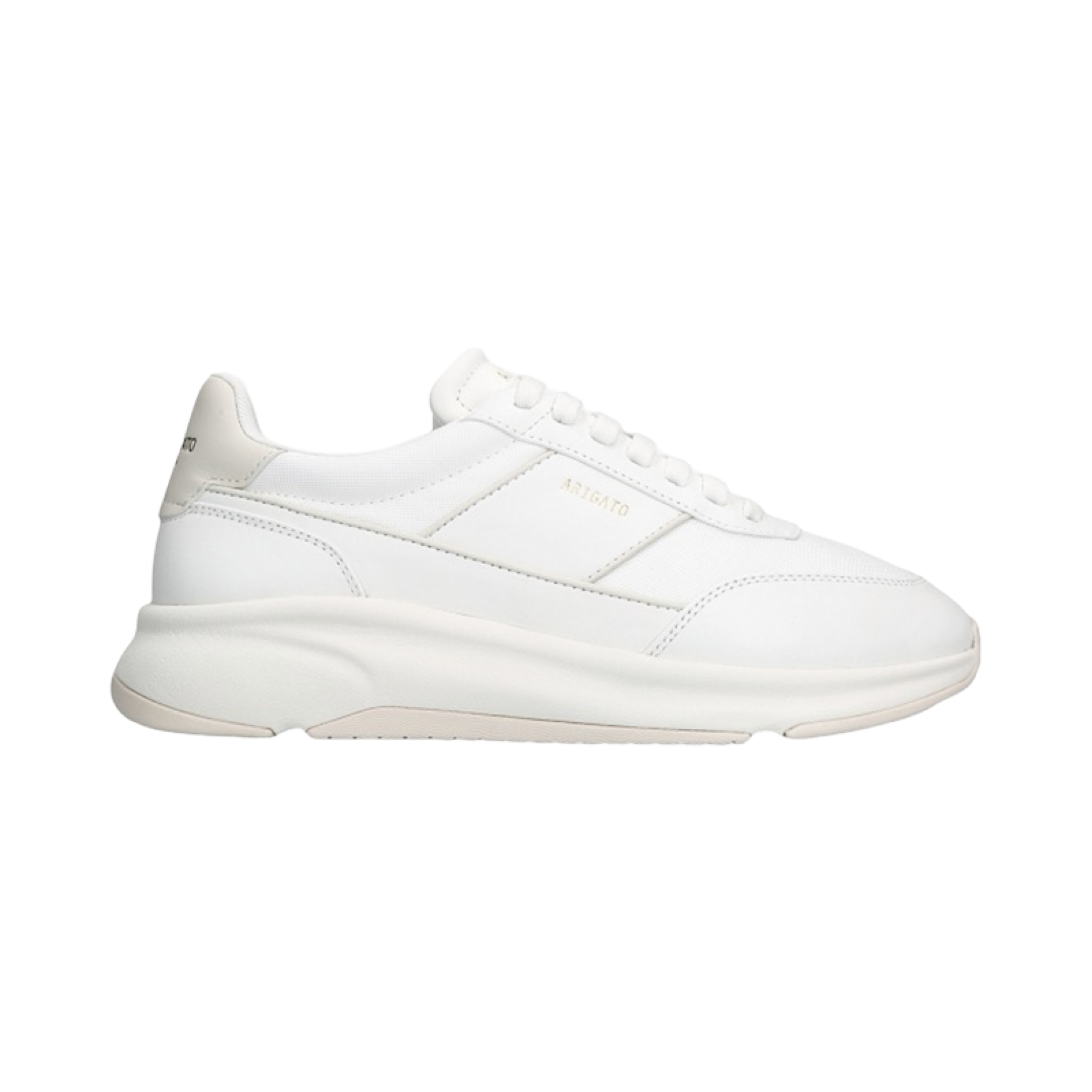 AXEL ARIGATO GENESIS NEO RUNNER SUEDE AND LEATHER LOW-TOP TRAINERS