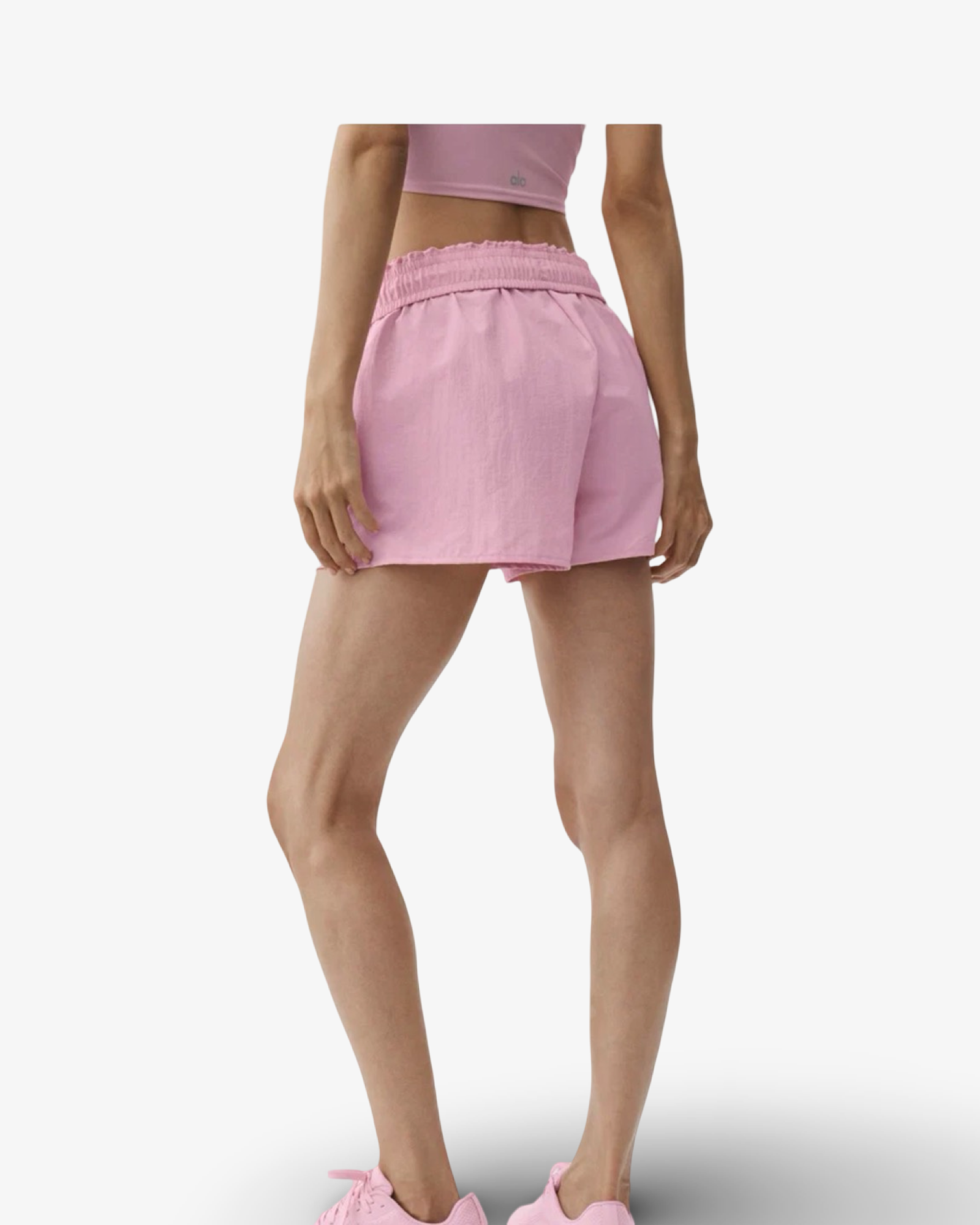ALO ALUMNI SHORT MARSHMALLOW PINK