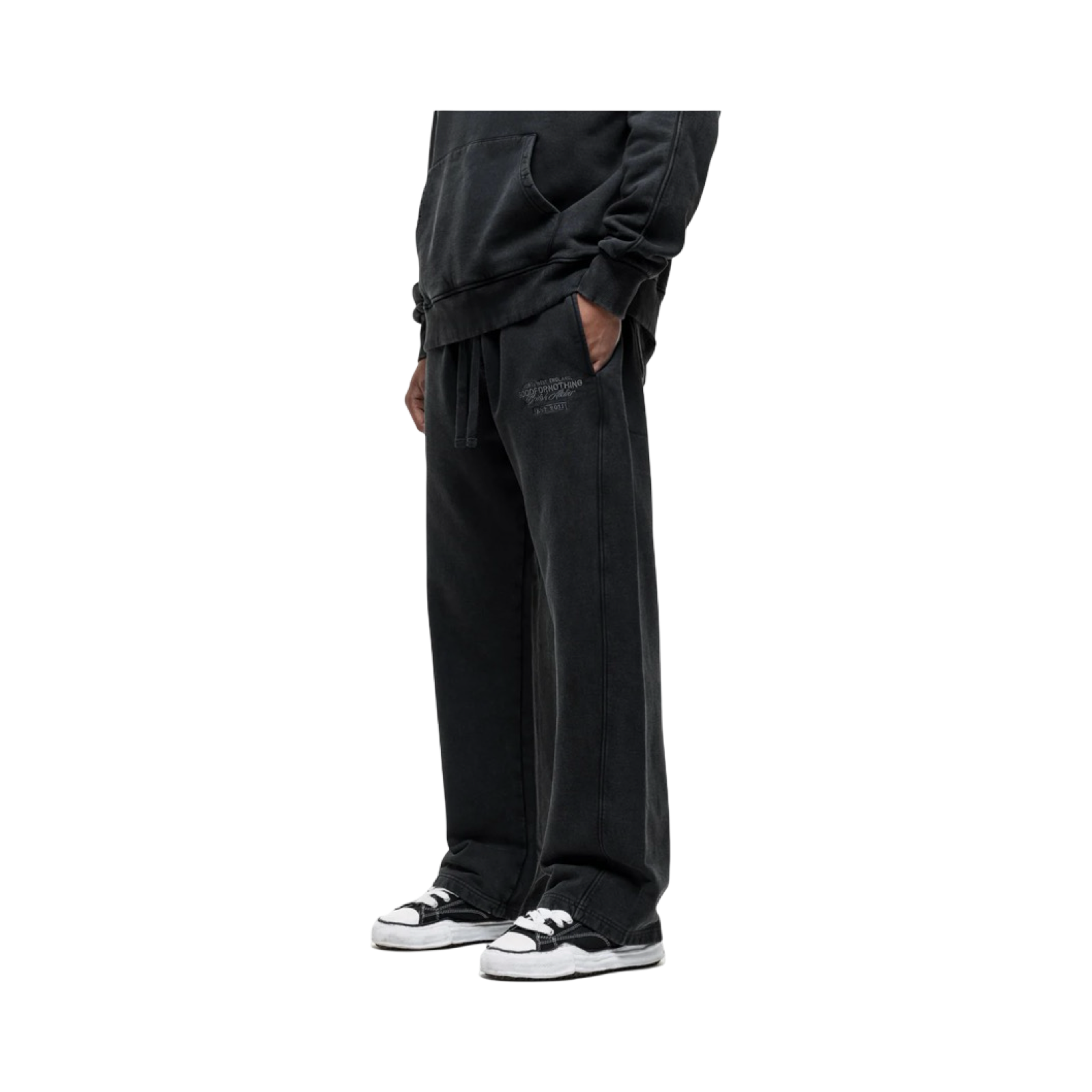 GFN ATELIER WASHED BLACK SWEATPANTS