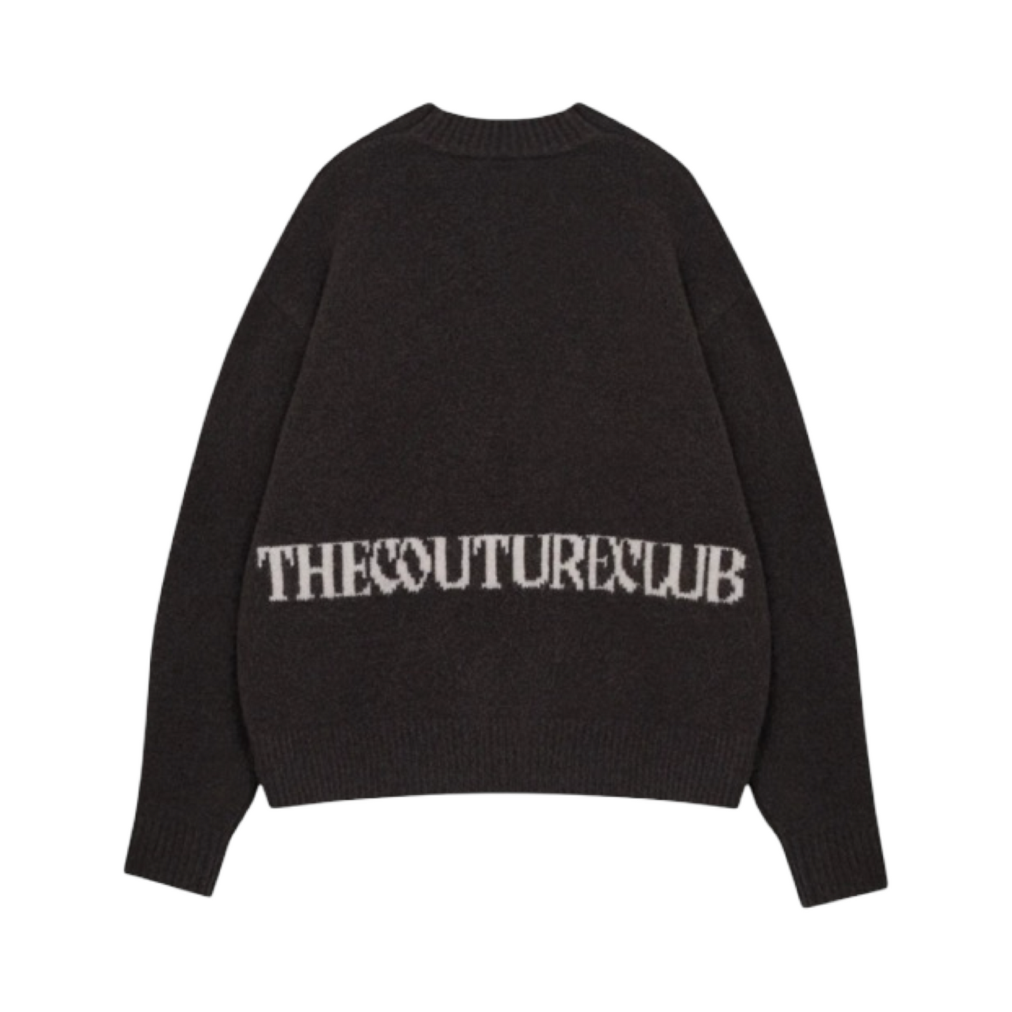 COUTURE CLUB BRUSHED KNIT JUMPER BROWN