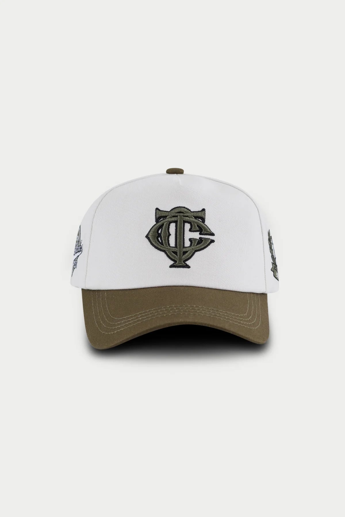 THE COUTURE CLUB MONOGRAM WORLD SERIES CAP - KHAKI