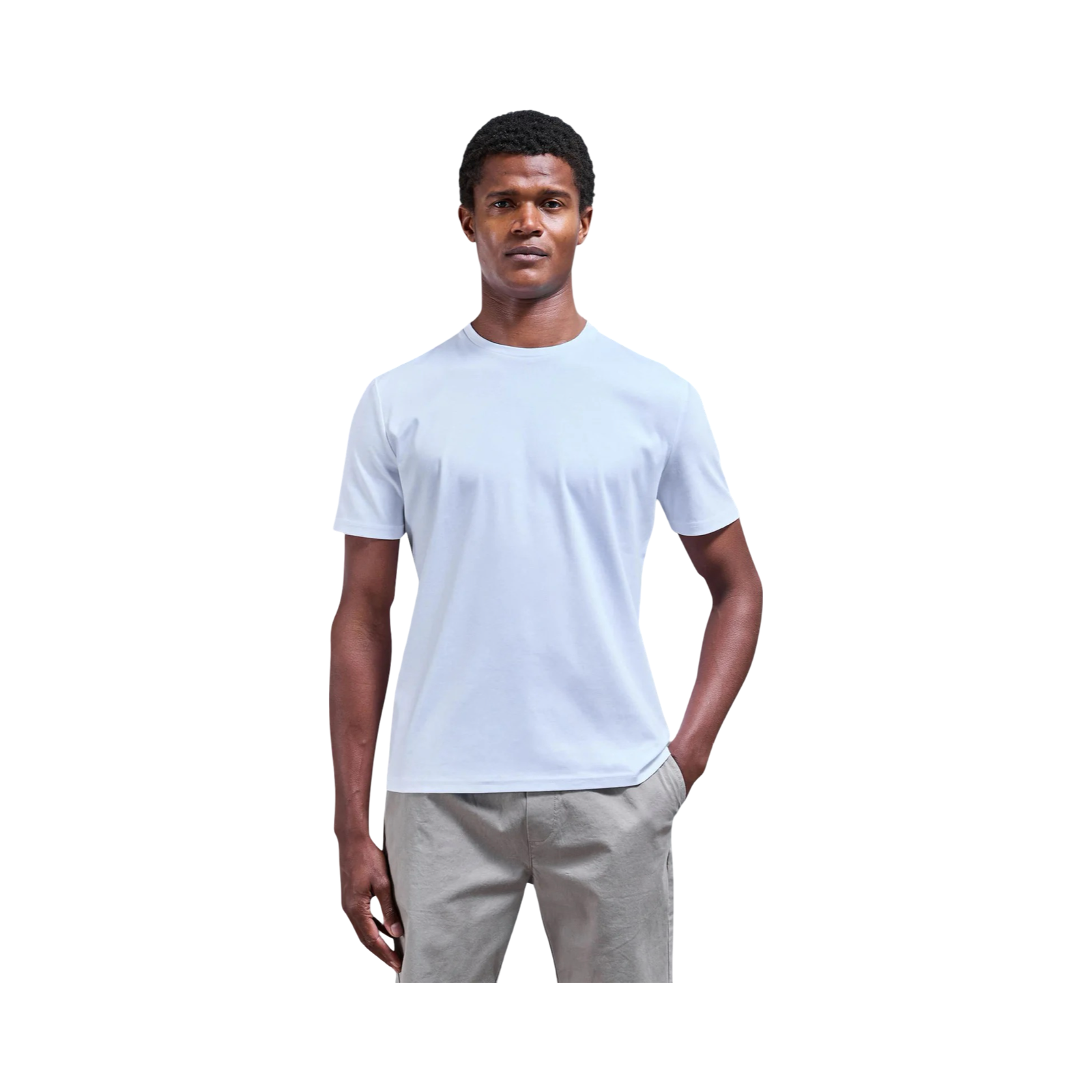 ARNE MERCERISED T-SHIRT WHITE