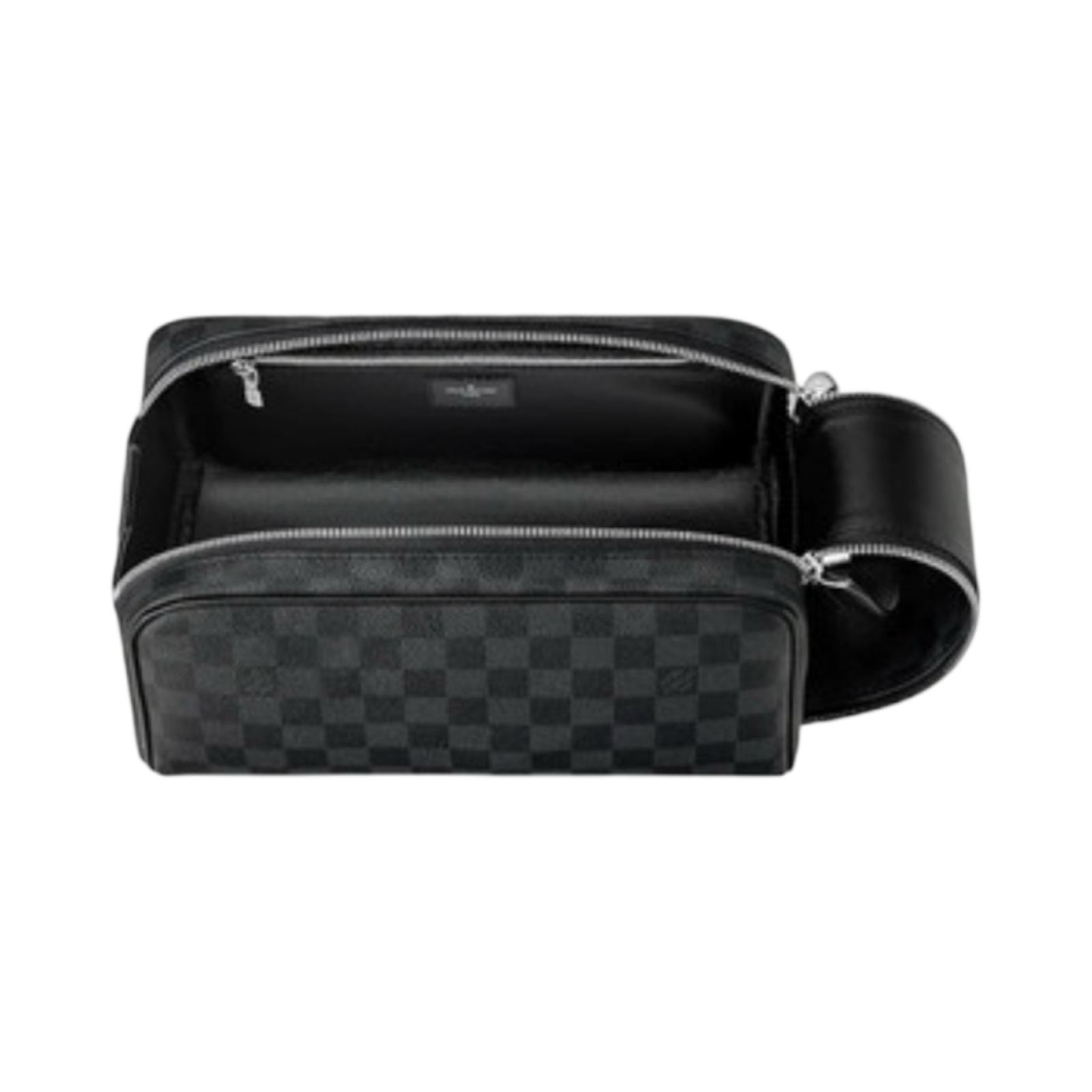 LOUIS VUITTON DOPP KIT TOILET POUCH DAMIER GRAPHITE PRE-LOVED