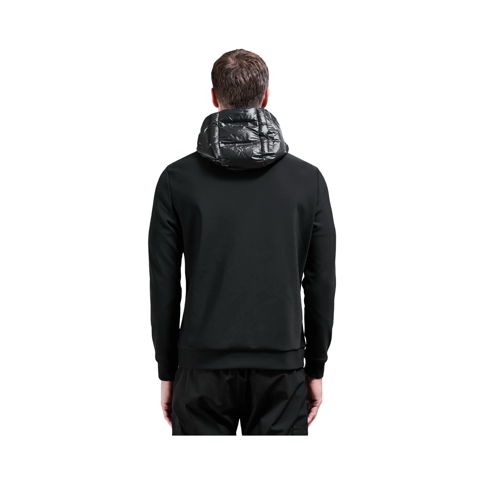 ARNE HYBRID PUFFER JACKET BLACK