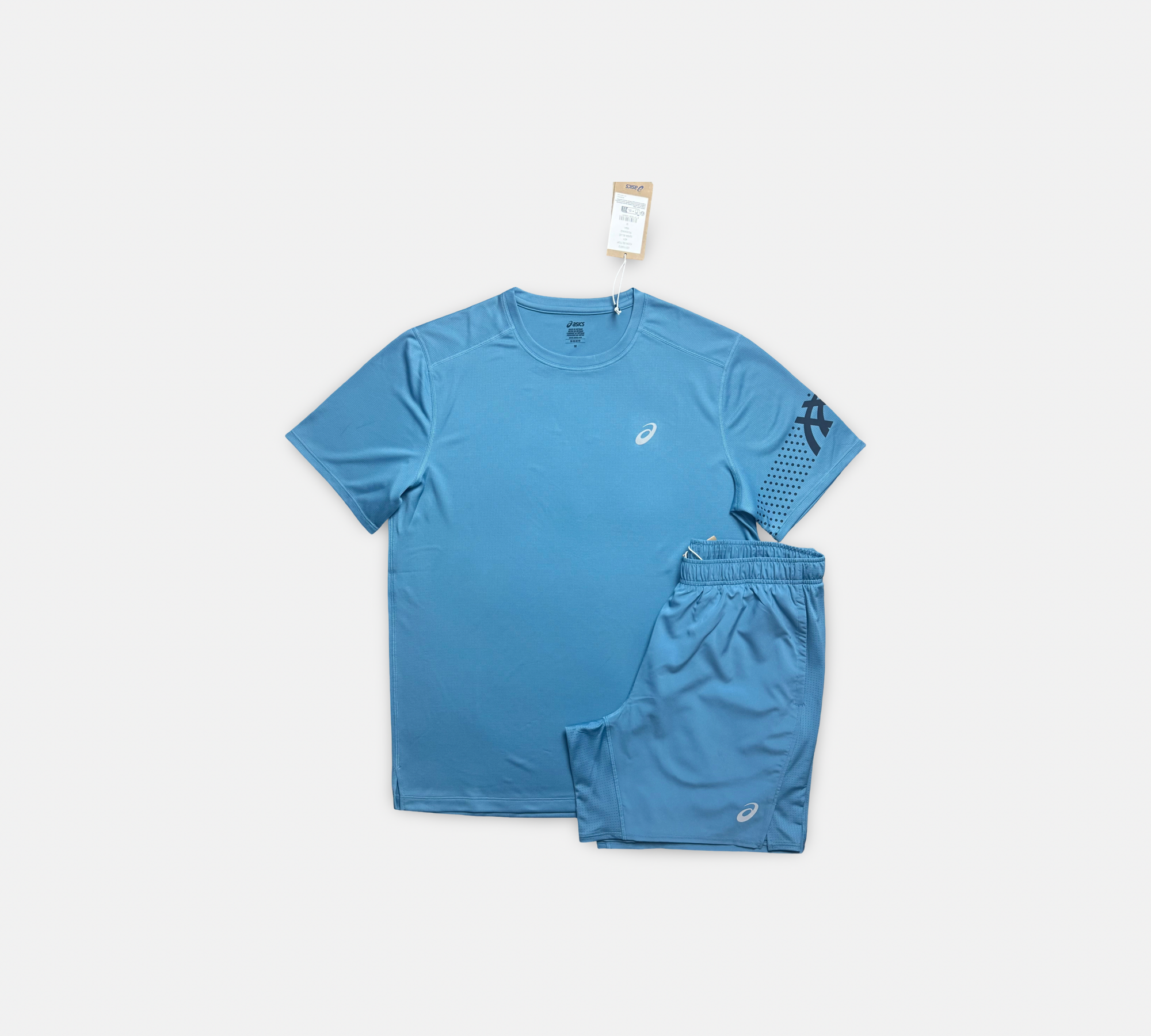 ASICS ICON T-SHIRT SET 'LIGHT BLUE’
