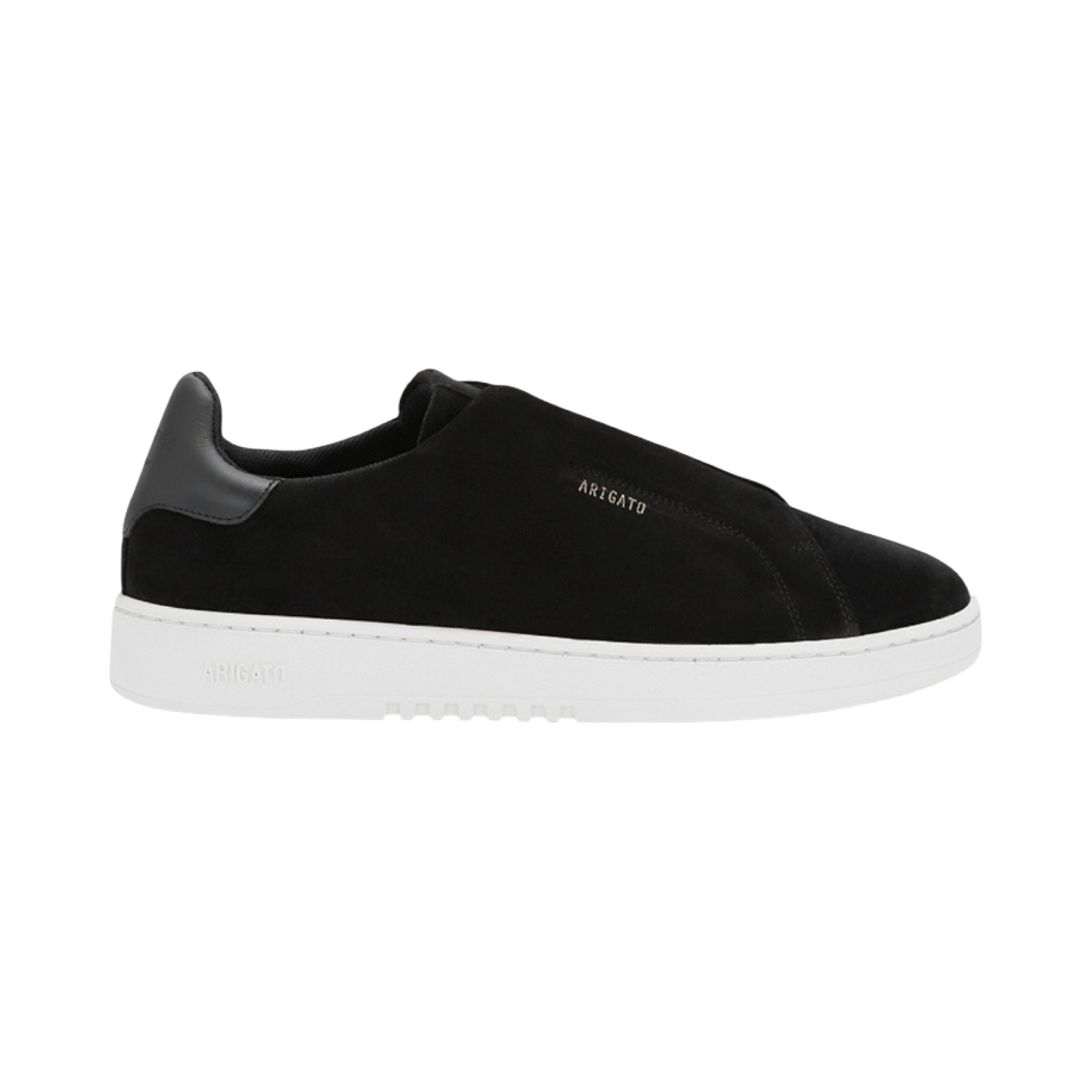 AXEL ARIGATO DICE LACELESS SUEDE LOW-TOP TRAINERS