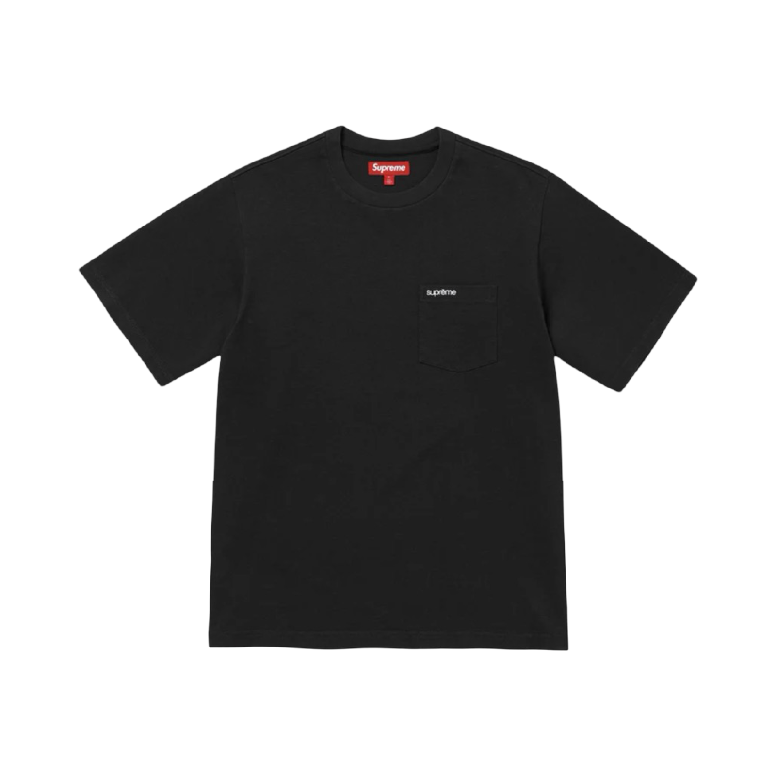 SUPREME S/S POCKET TEE - BLACK