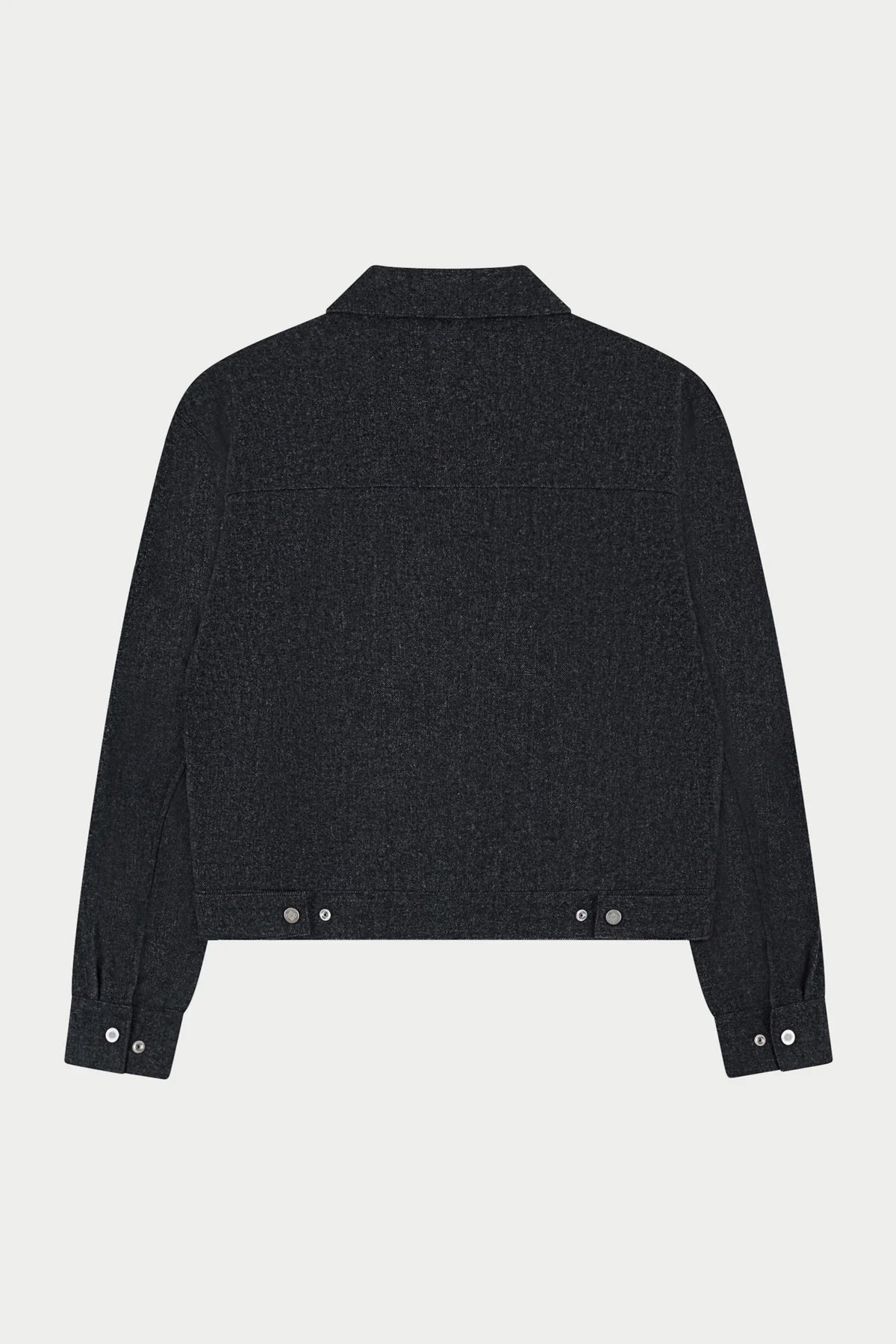 THE COUTURE CLUB TAILORED HERRINGBONE JACKET - CHARCOAL