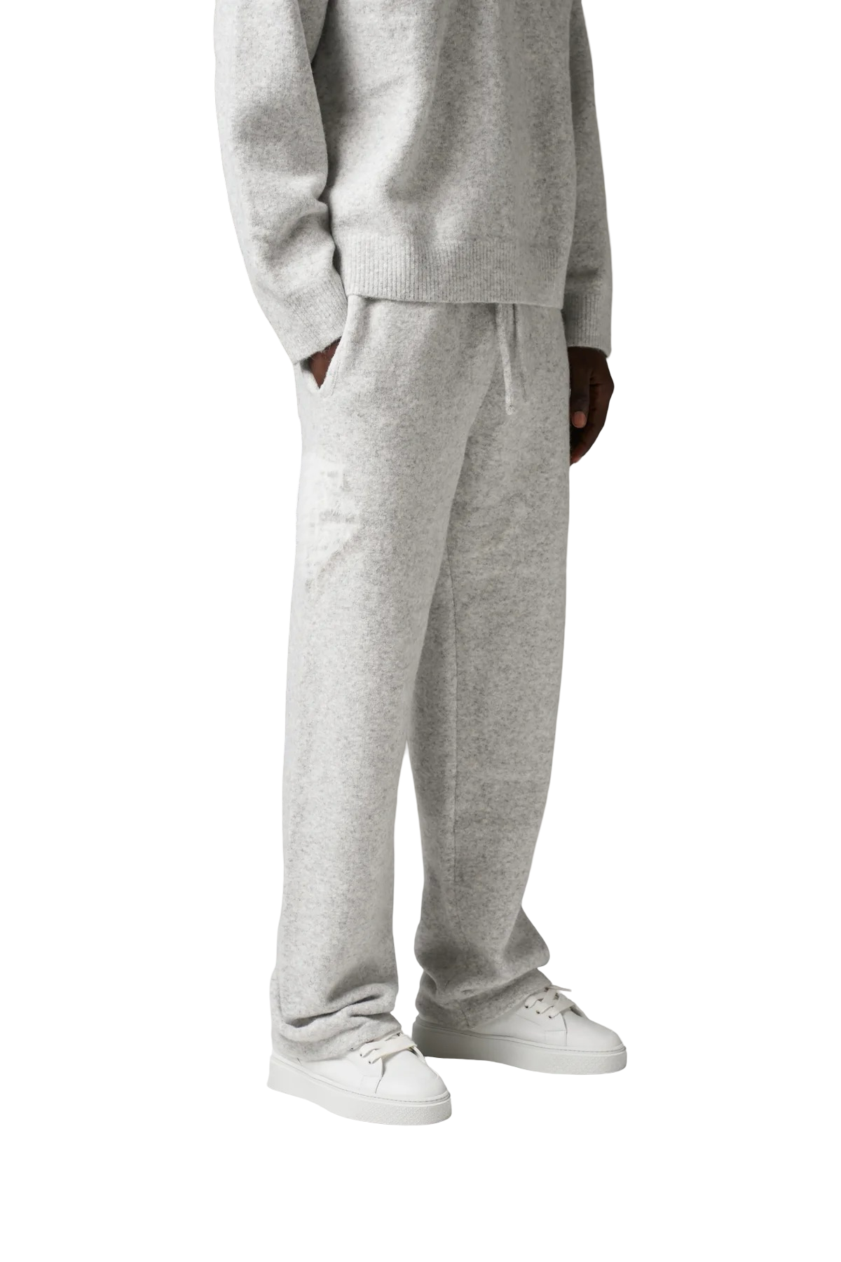 THE COUTURE CLUB MONOGRAM FLUFFY KNIT PANT