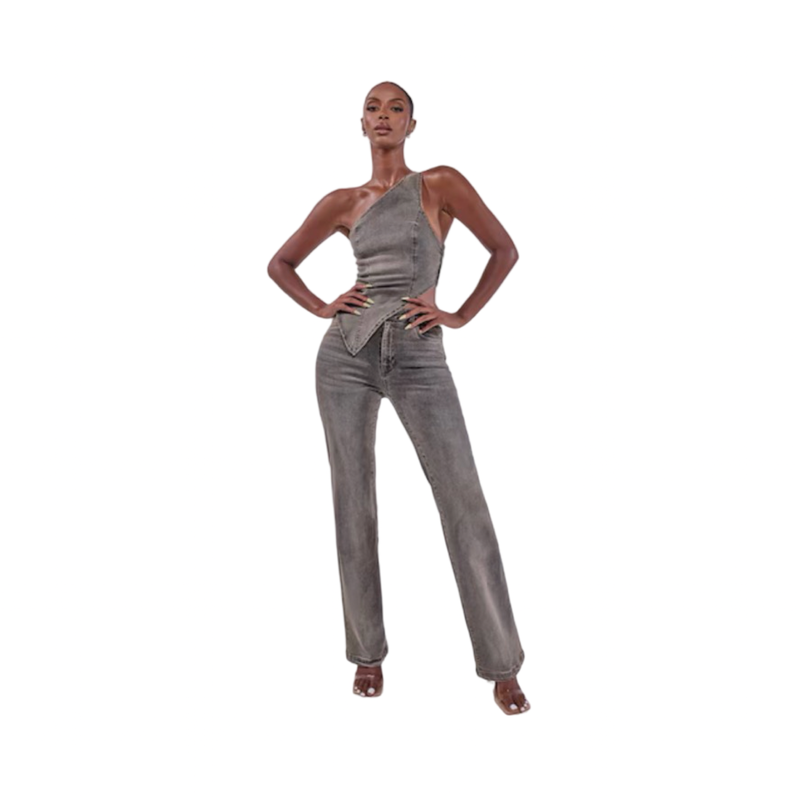 MARS THE LABEL FADE WASH CINDY JEANS