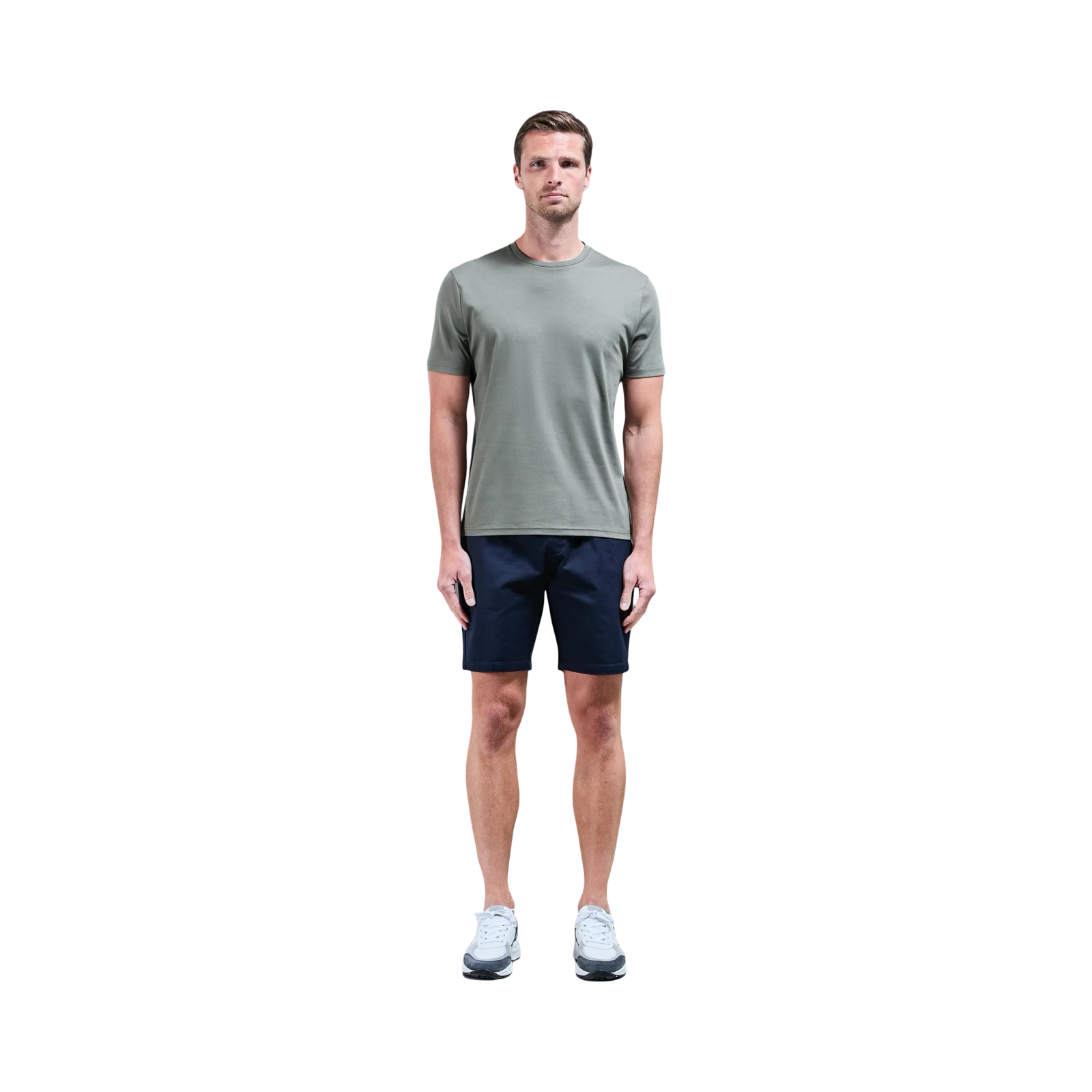 ARNE MERCERISED T-SHIRT SAGE