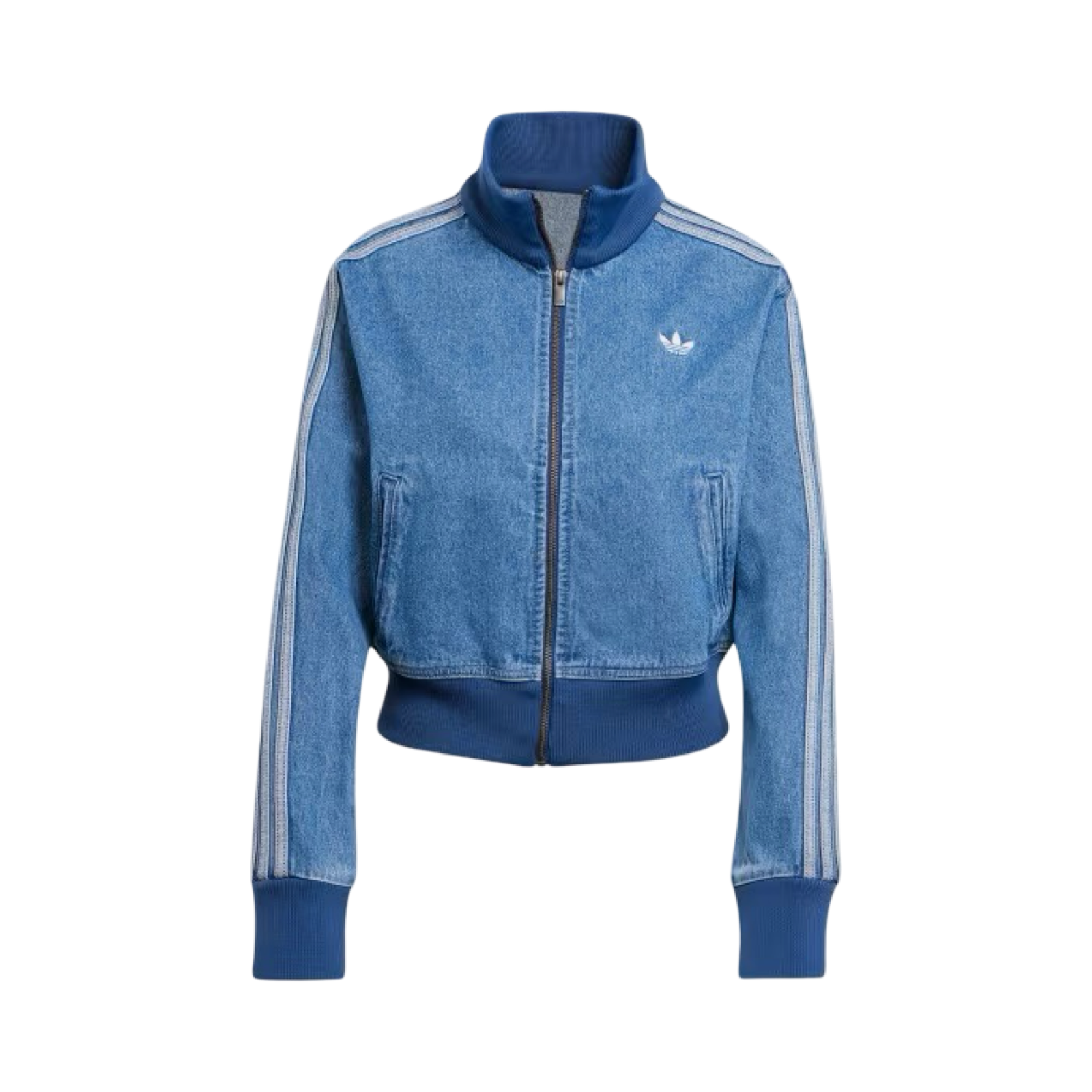 ADIDAS ORIGINALS DENIM FIREBIRD TRACK TOP