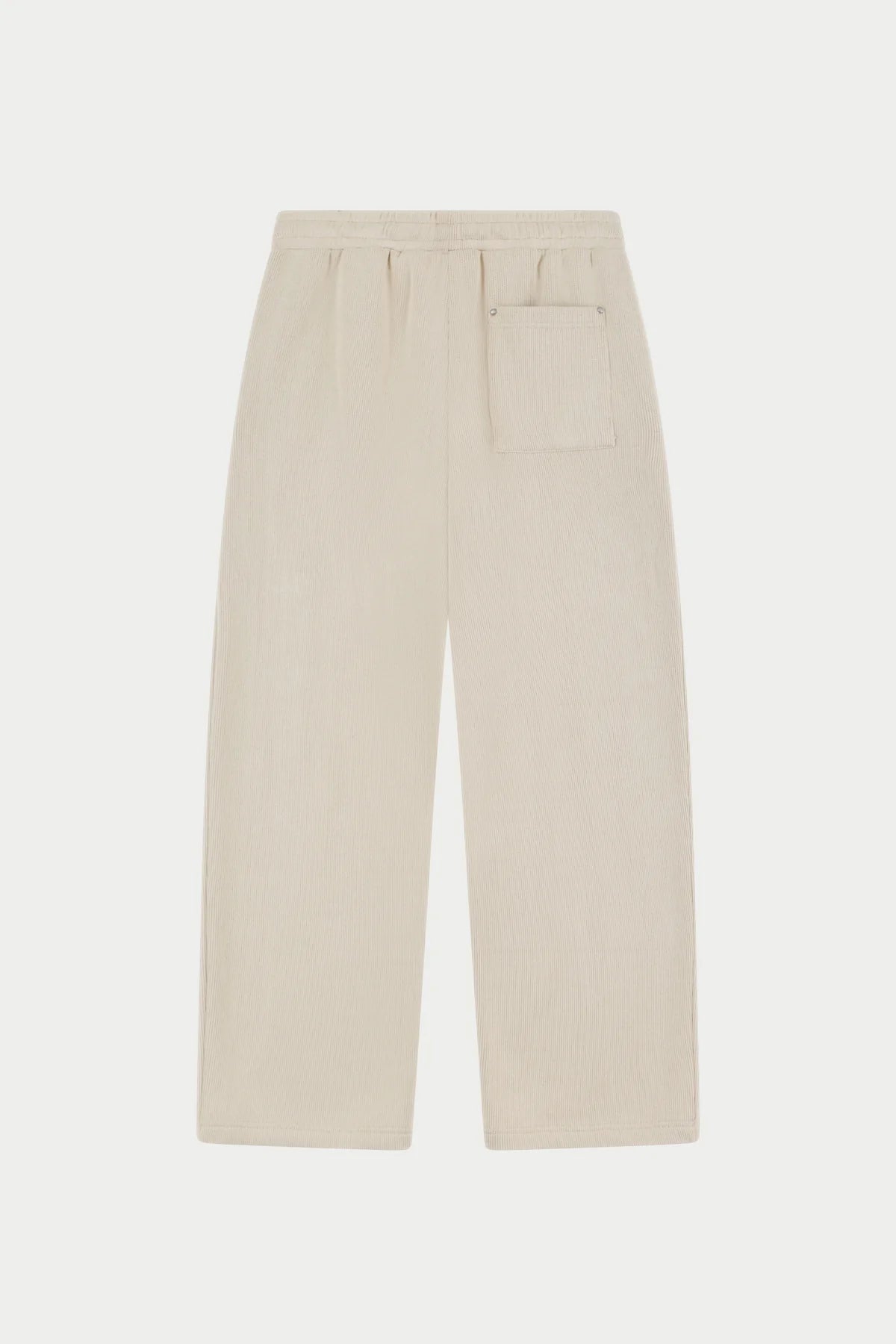THE COUTURE CLUB KNIT CONTRAST DRAWCORDS RELAXED JOGGER - BEIGE