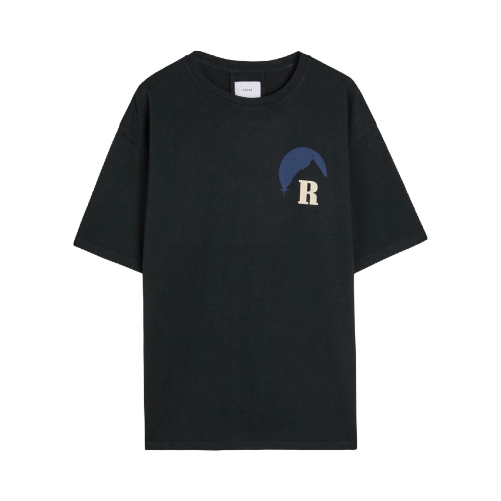 RHUDE MOONLIGHT PRINTED COTTON T-SHIRT