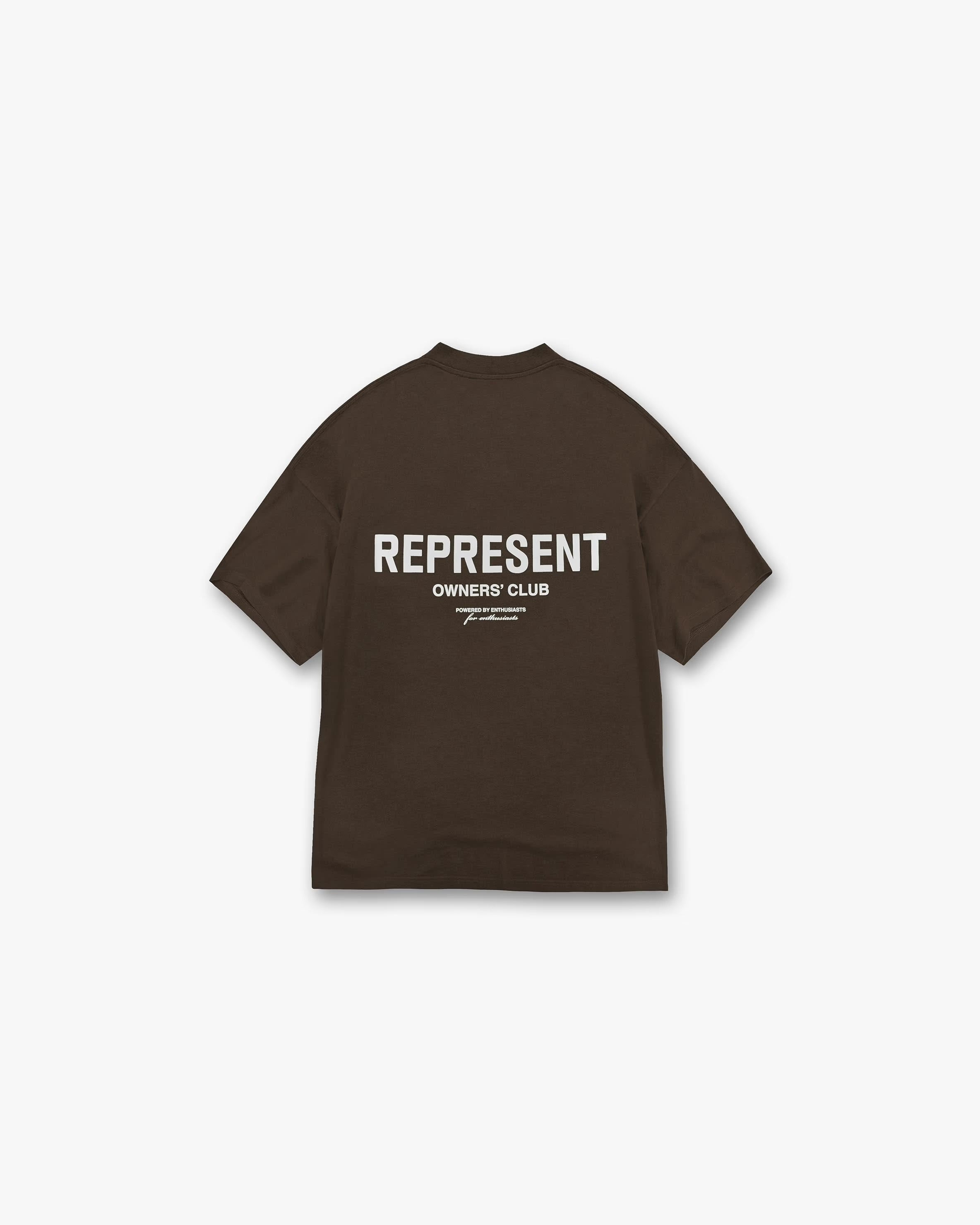 REPRESENT OWNERS CLUB T-SHIRT - BROWN
