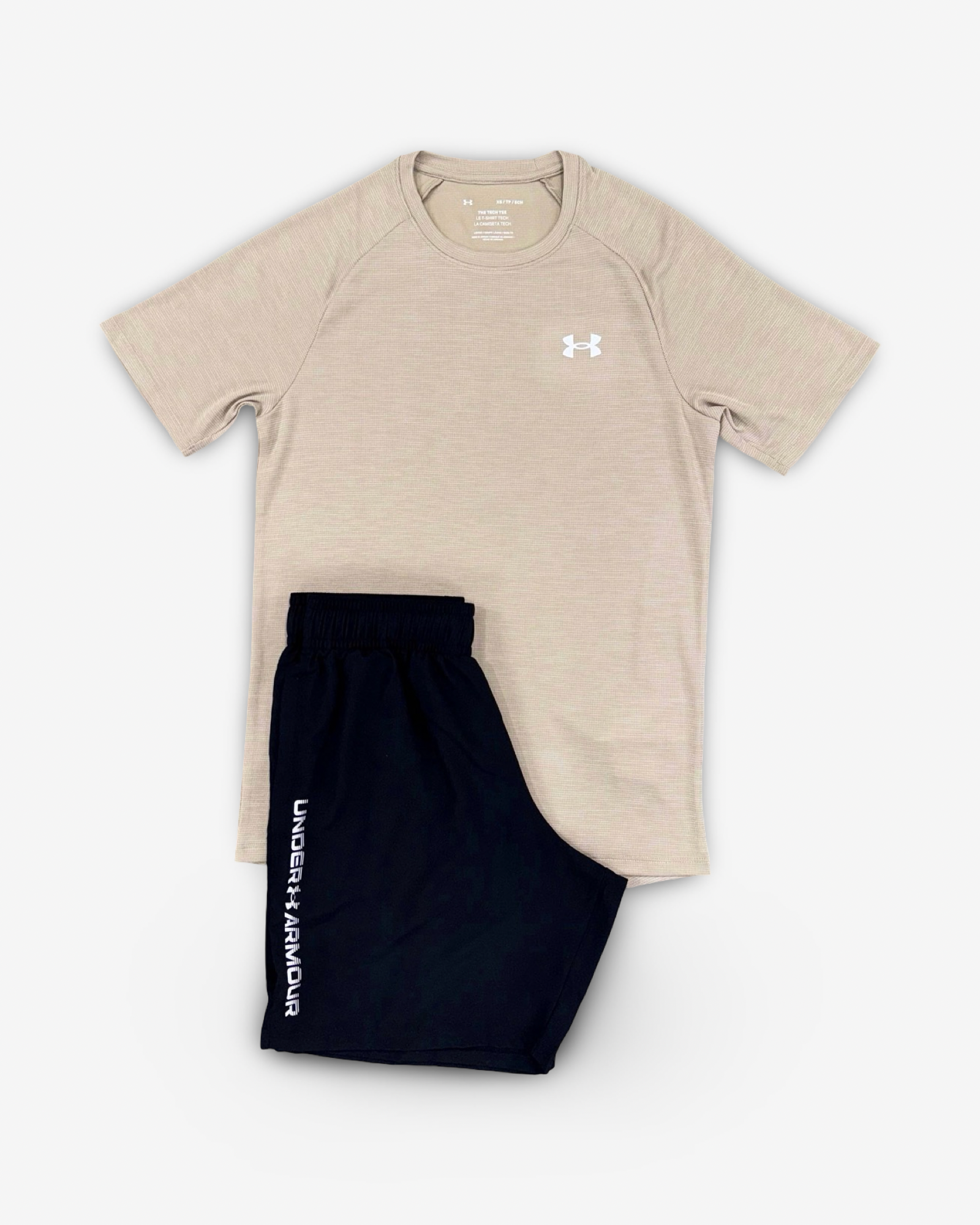 UNDER ARMOUR SET - BROWN/BLACK