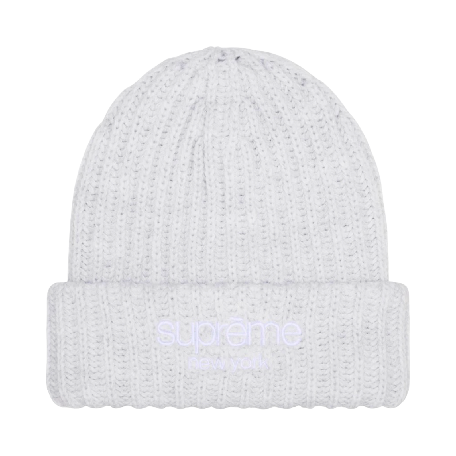 SUPREME CHUNKY RIB CLASSIC LOGO BEANIE