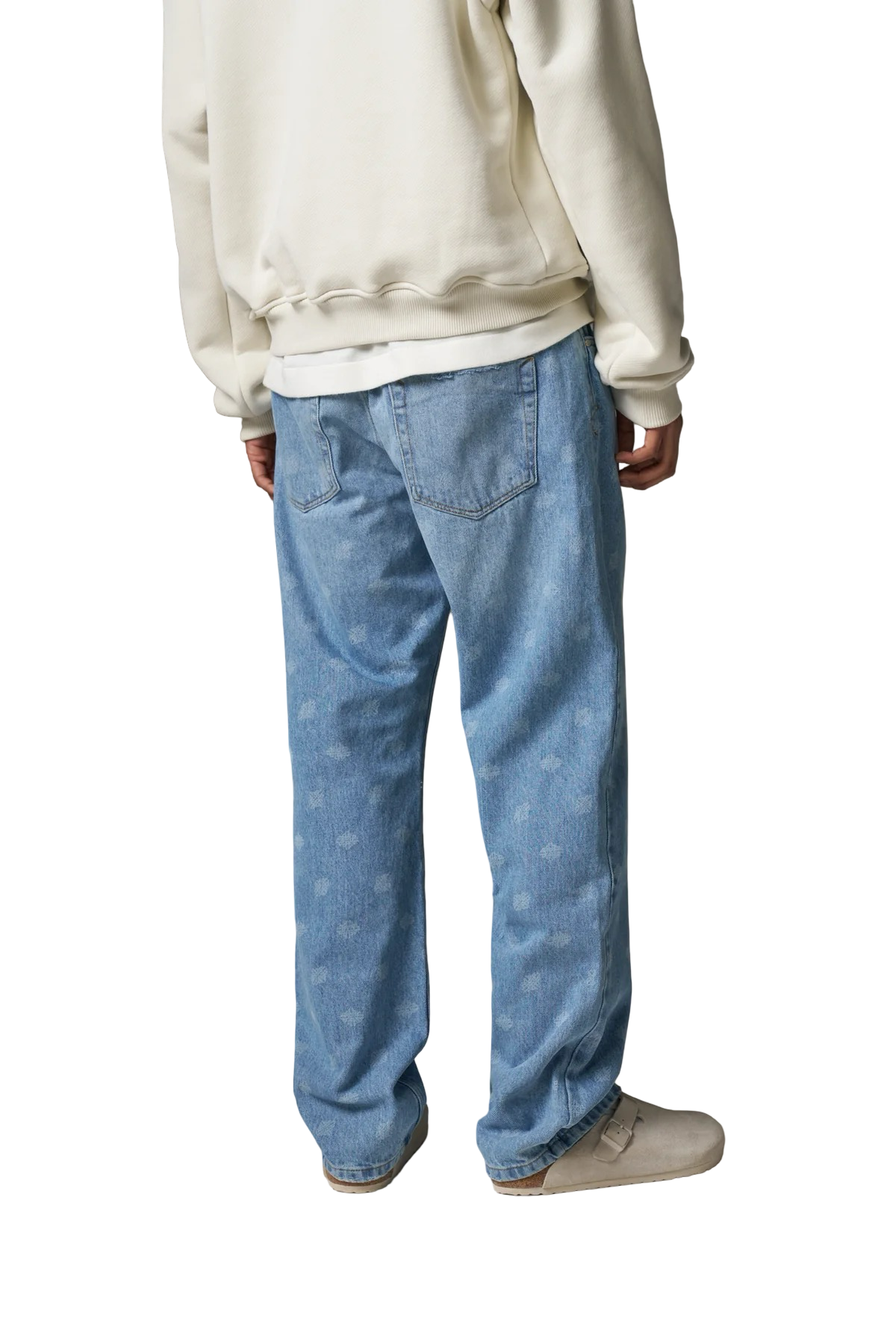 THE COUTURE CLUB LASER PRINT EMBLEM JEANS