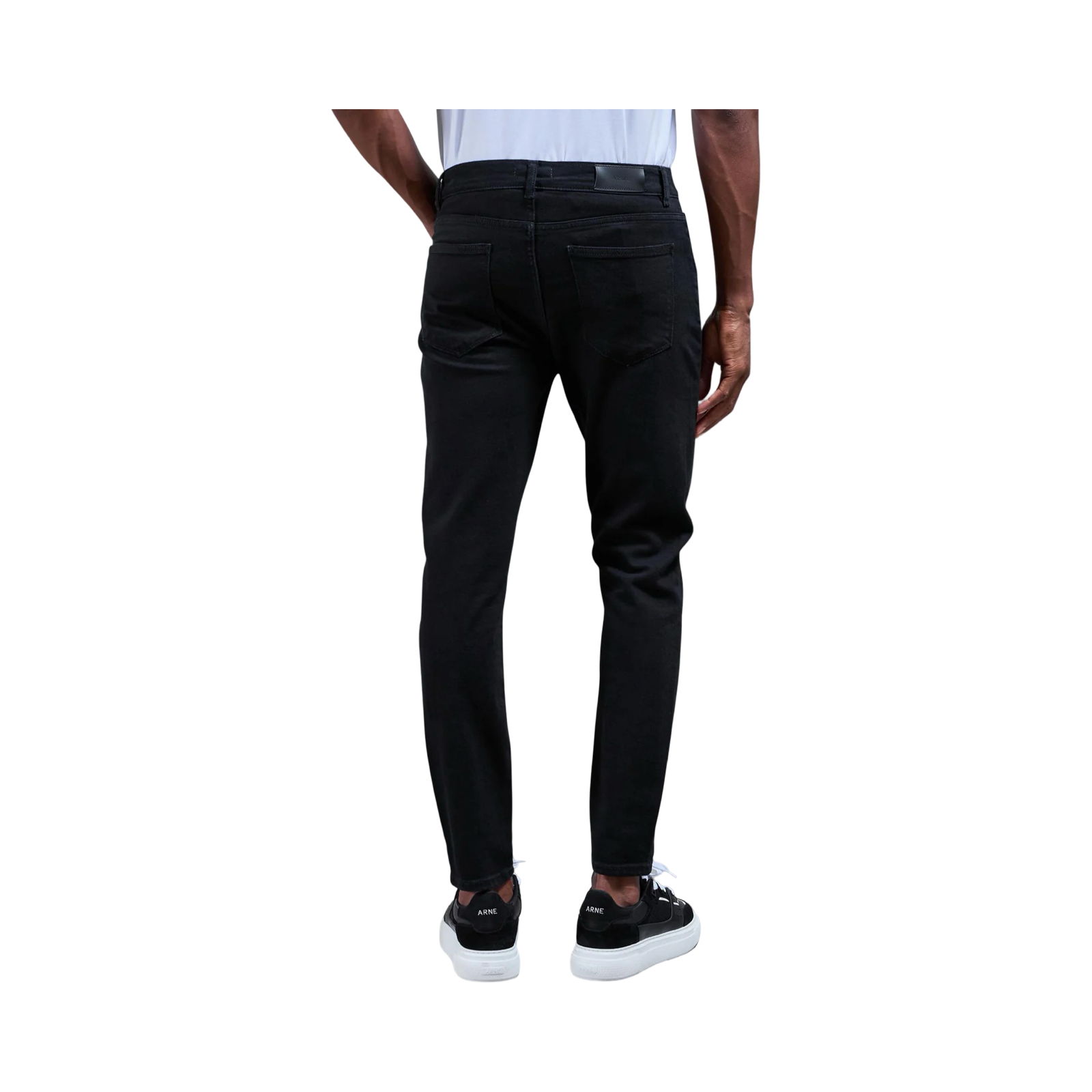 ARNE SLIM FIT DENIM JEANS BLACK